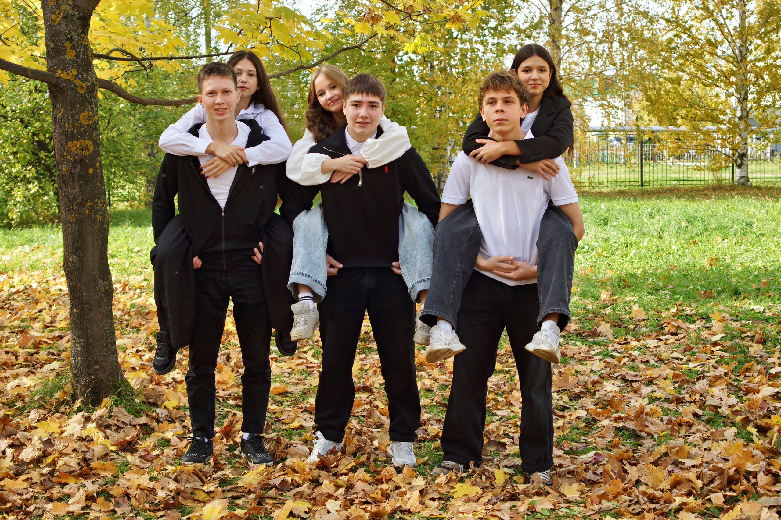 Осенняя фотосессия в школе г. Йошкар-Ола