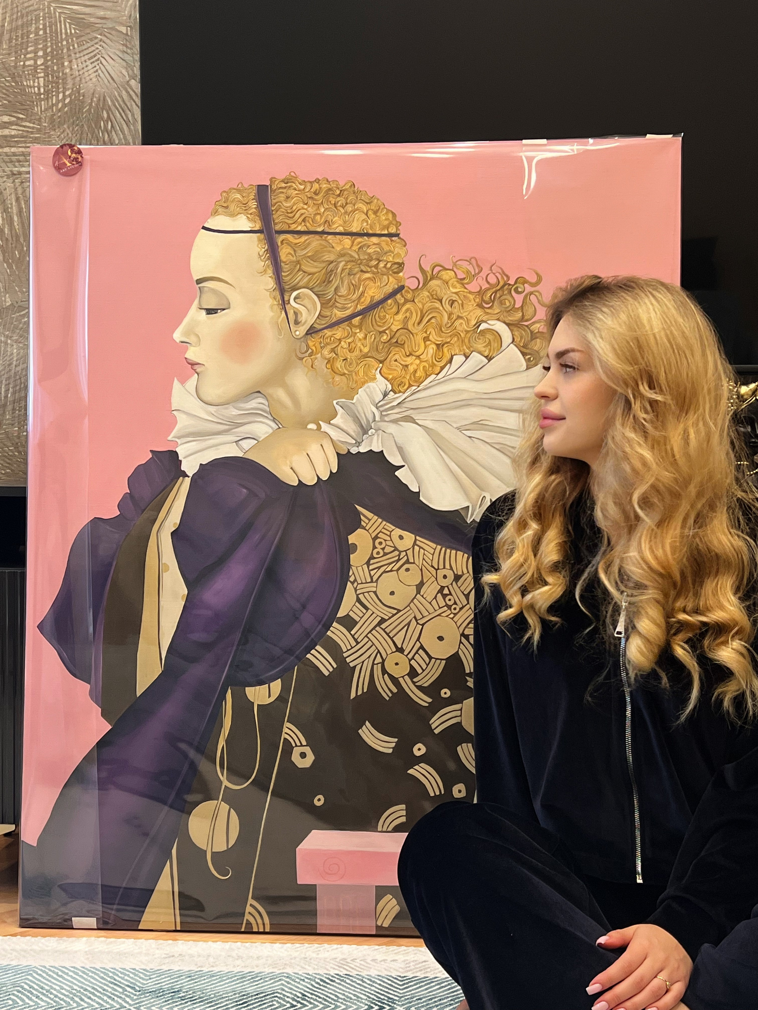 Интерьерная картина ЖК Headliner. Дизайн интерьеров с Анастасией Рулевой