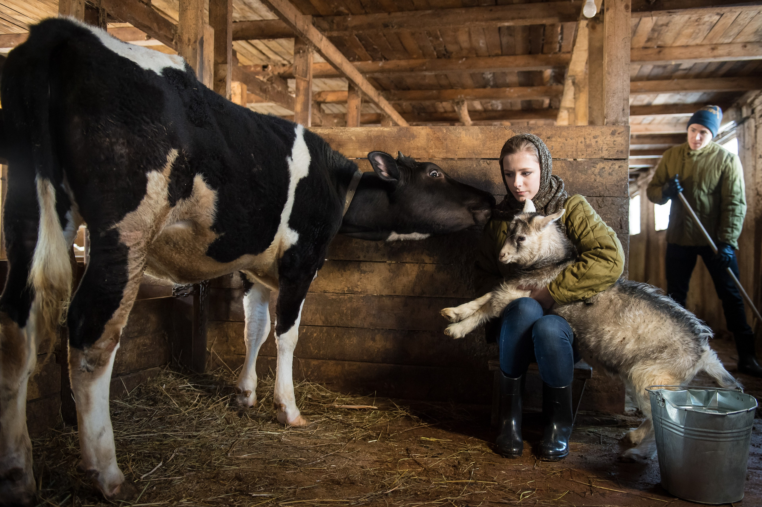 Jana Nedzvetskaya. Показ в коровнике. 2016. Дима Бабушкин. Фотограф. Подиум. Репортаж. Творчество. Дорого