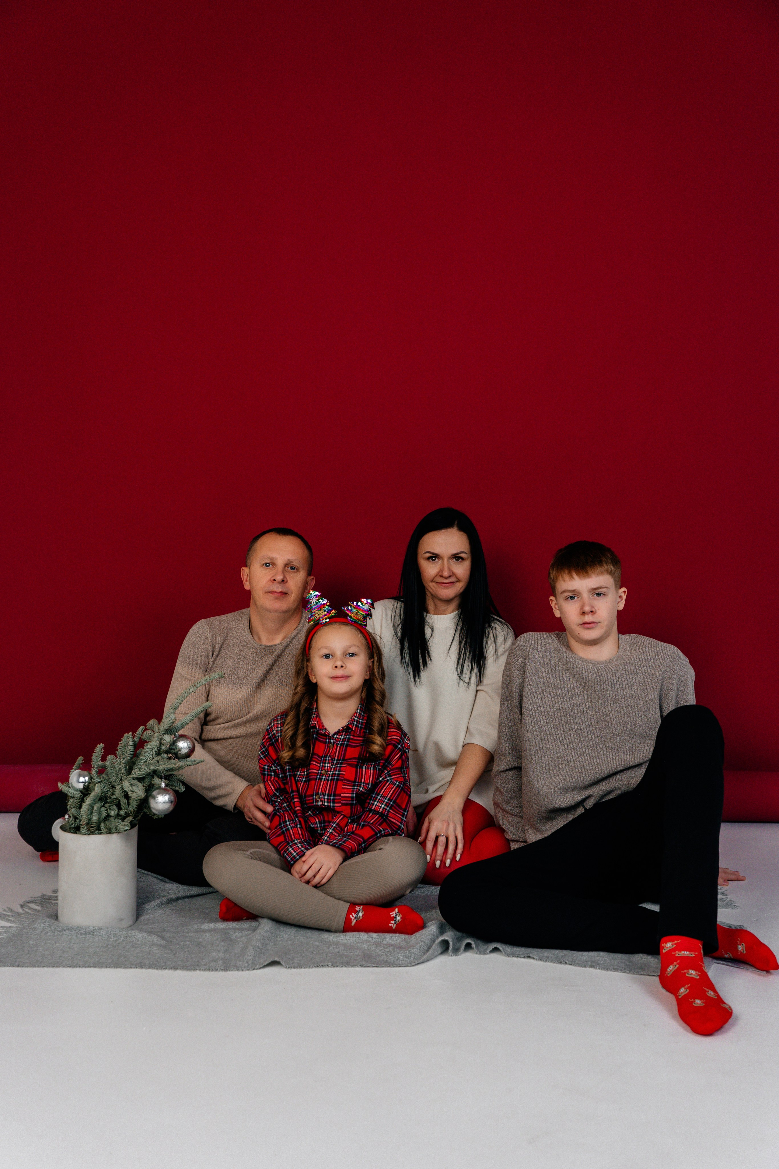 Новогодняя семейная история. Ваш семейный фотограф в Минске — Вика Трегубова