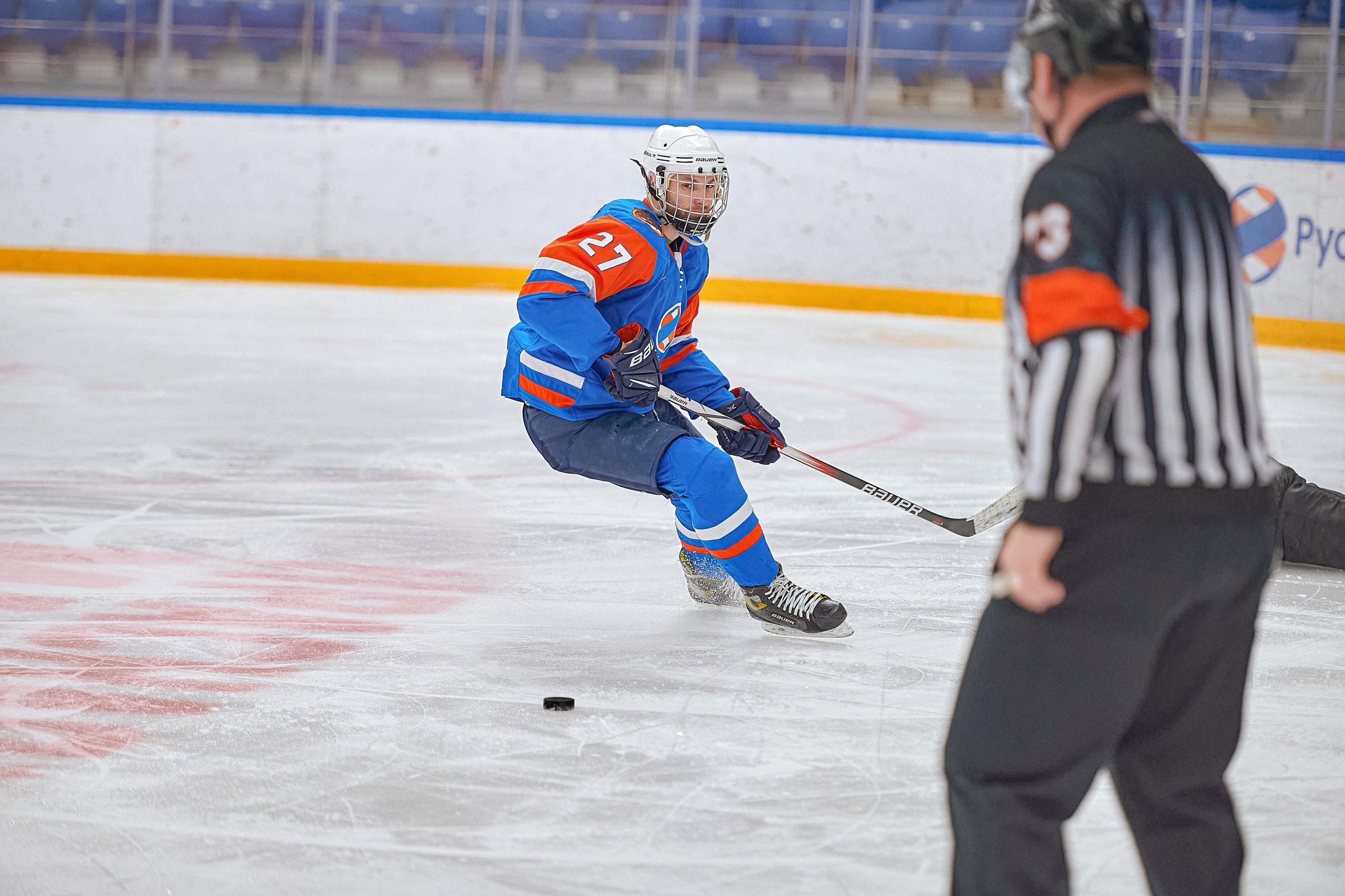 Портфолио репортажной фотосъёмки: Кристалл арена — Хоккей — РусГидро. Фотограф Яковлев Роман — Красноярск