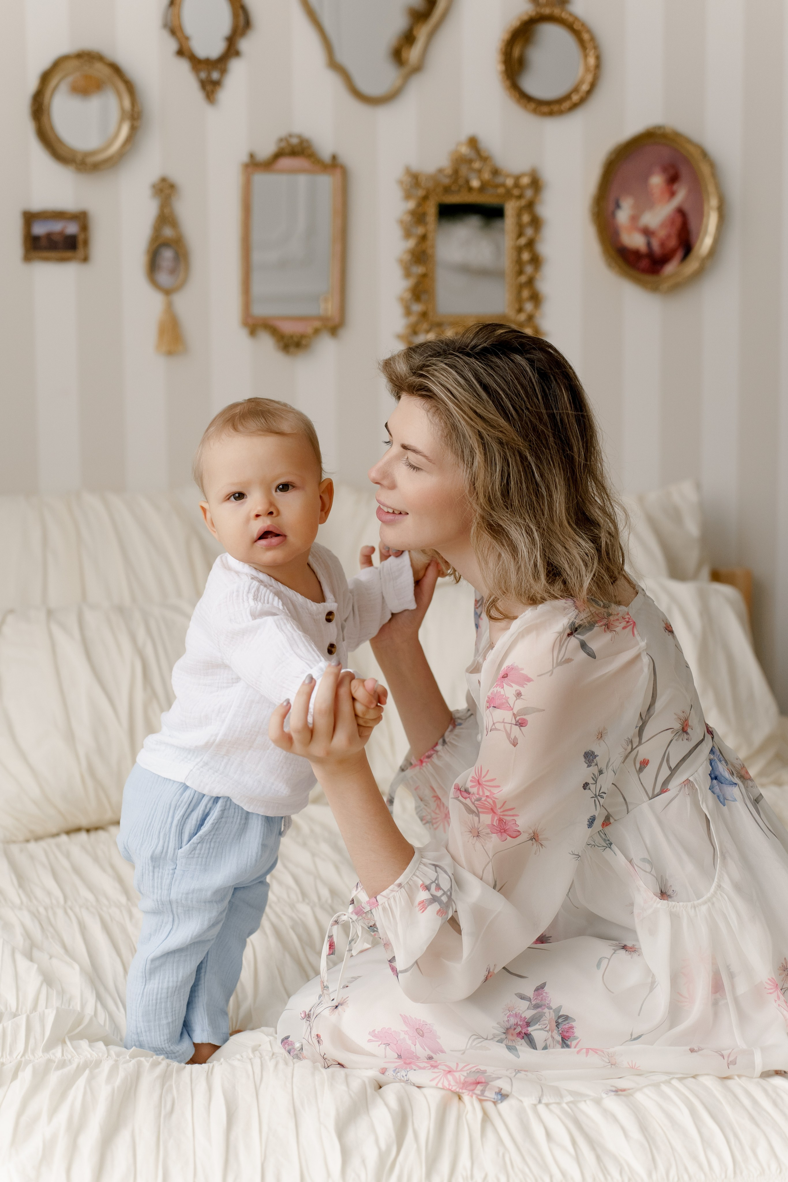 Новогодняя съемка, для семьи Пахомовых, в Астрахани, фотостудия Линза, фотограф Александр Сысоев