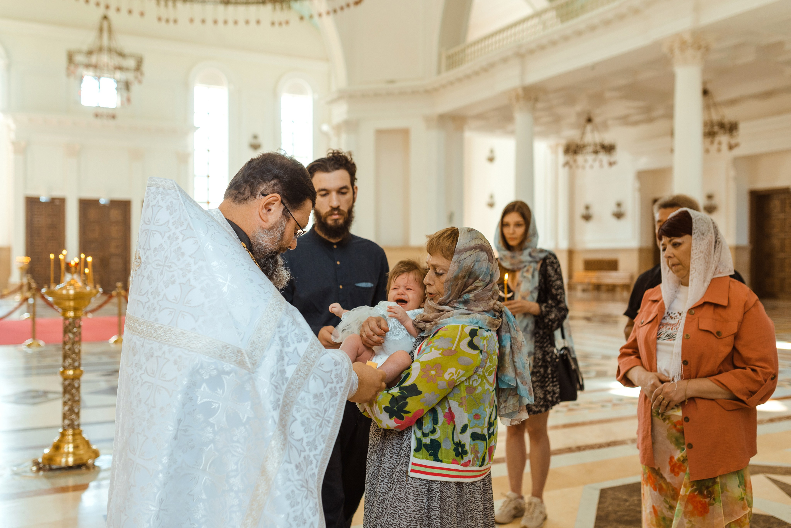 Крещение Сони. Спасский кафедральный собор. Свадебный и семейный Фотограф в Пензе Татьяна Лапоногова