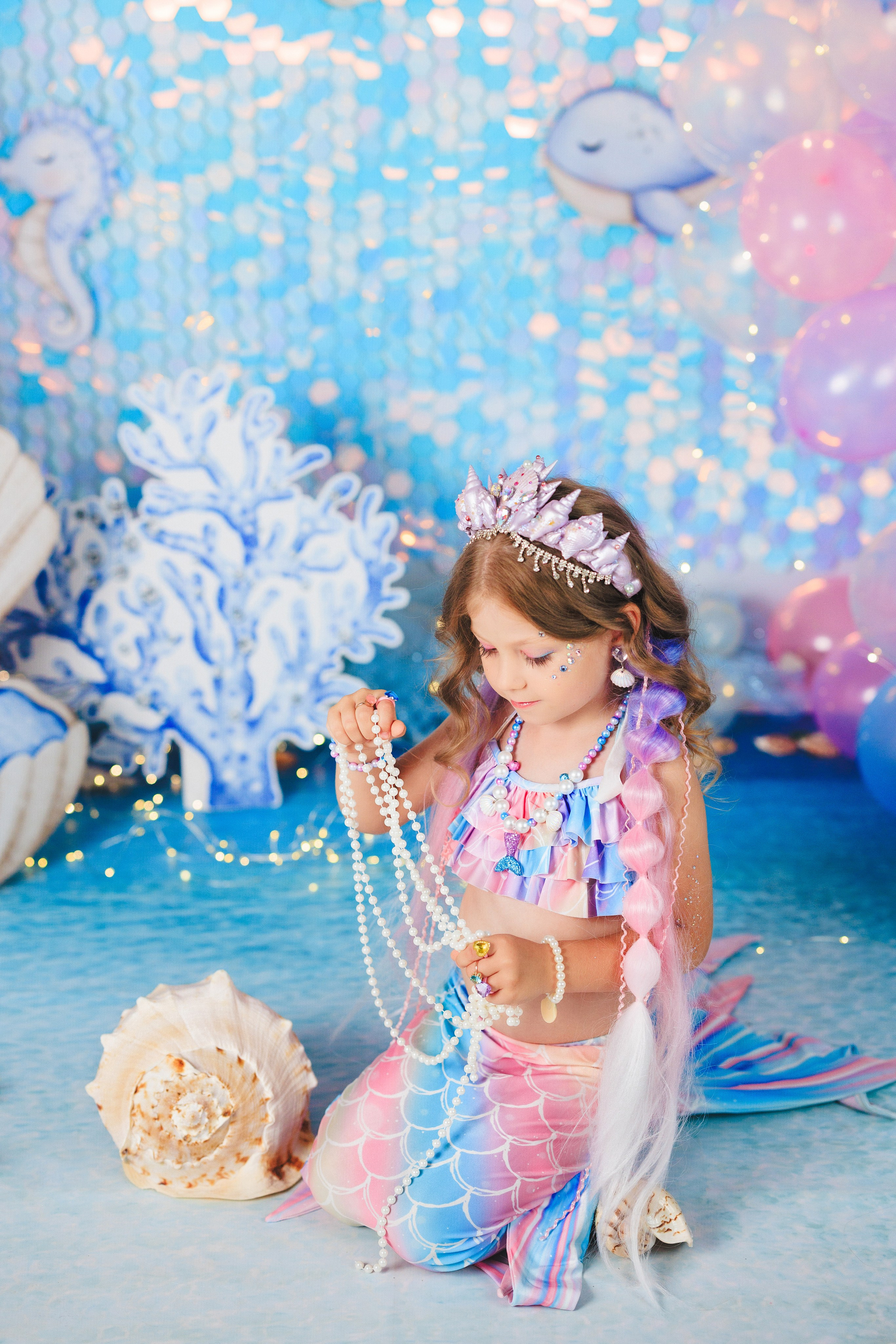 Детская фотосессия в образе «РУСАЛОЧКА», город Краснодар. Семейный и детский фотограф в Краснодаре Анна Трашкова