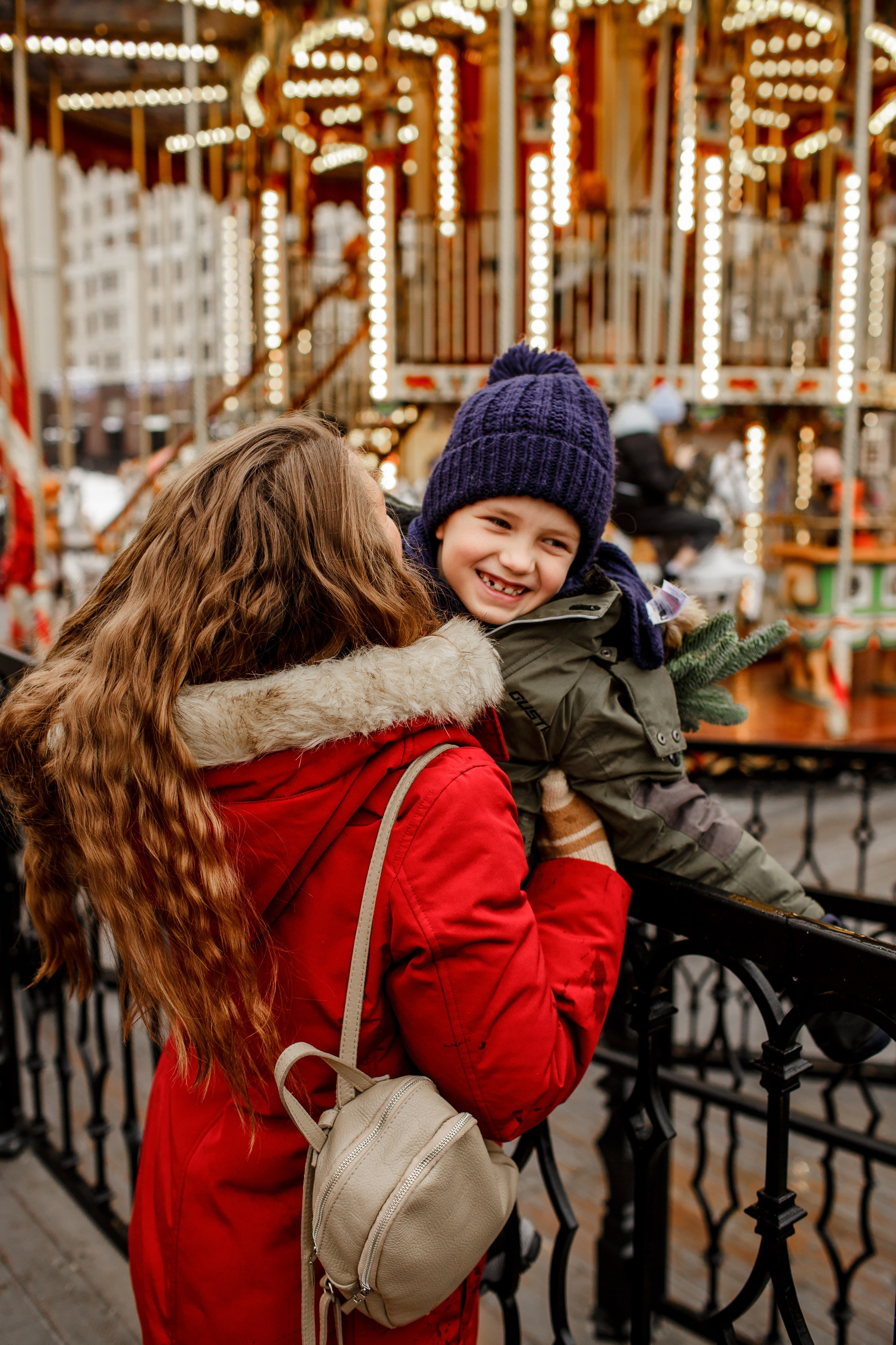 Новогодняя фотопрогулка в Москве. Свадебный фотограф Кирилл Белый