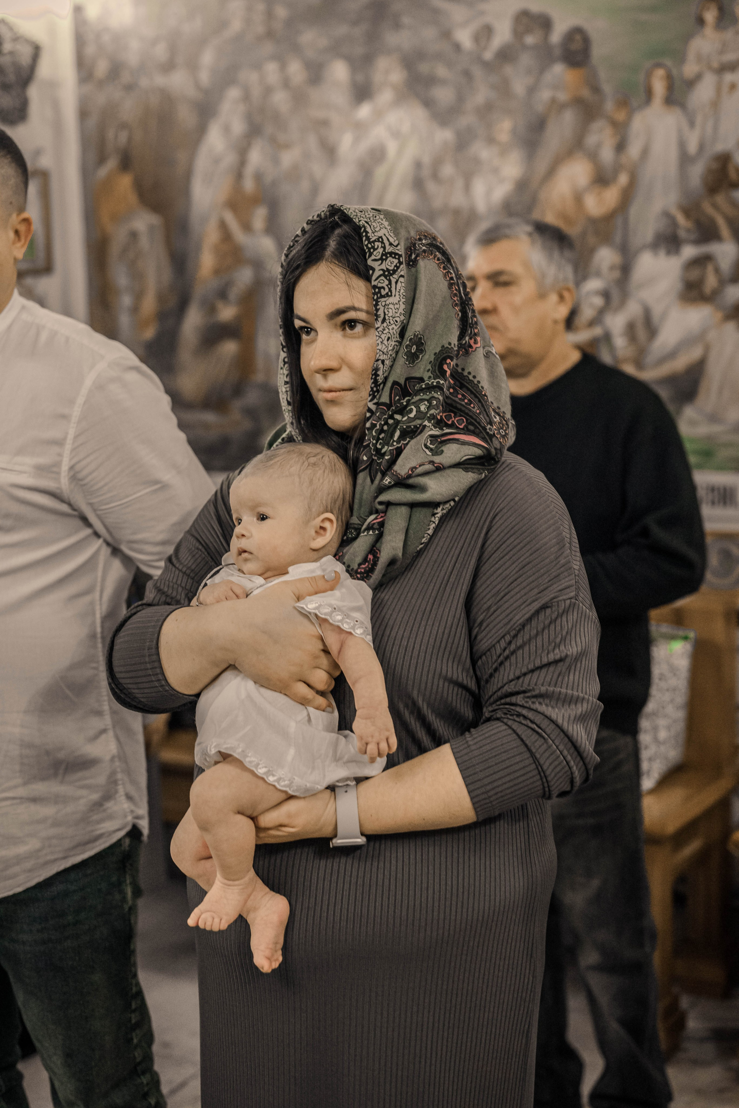 Крещение (мама Регина). Семейный и детский фотограф Москва