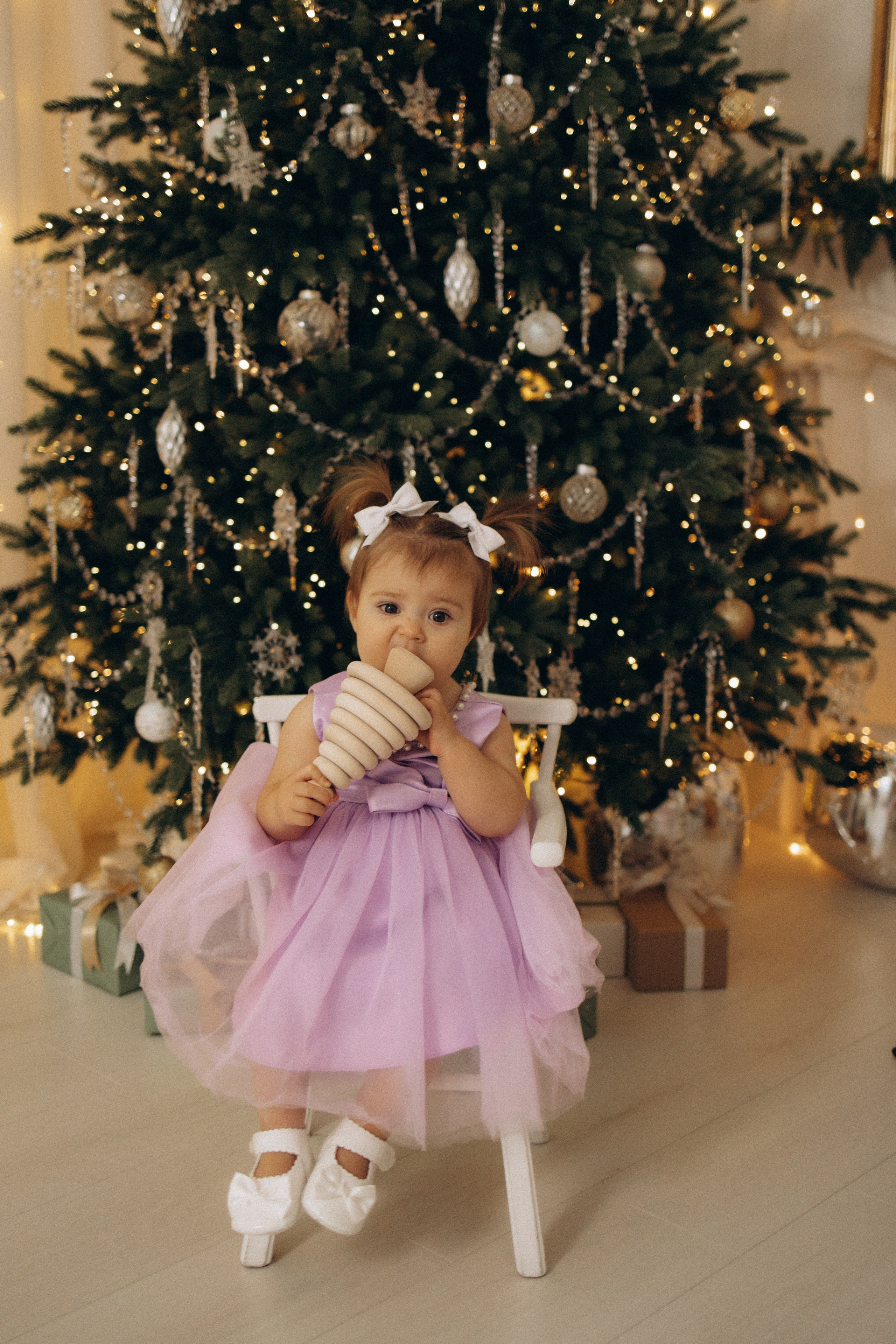 Новый год маленькой Анечки. Семейный фотограф в Москве Анастасия Шалда