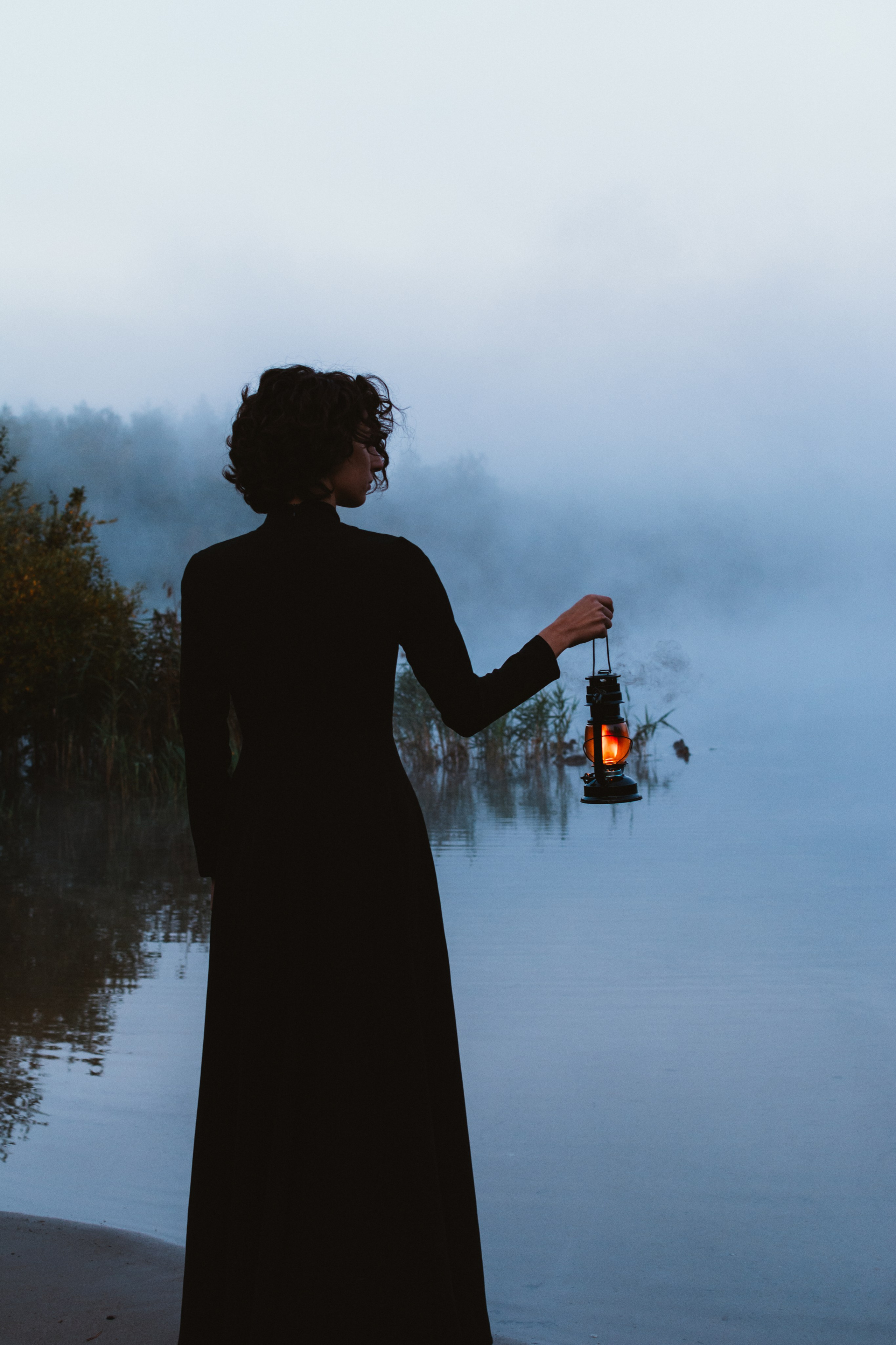 Рассвет на озере с Мариной. Портретный и репортажный Фотограф в Москве Александра Комарницкая