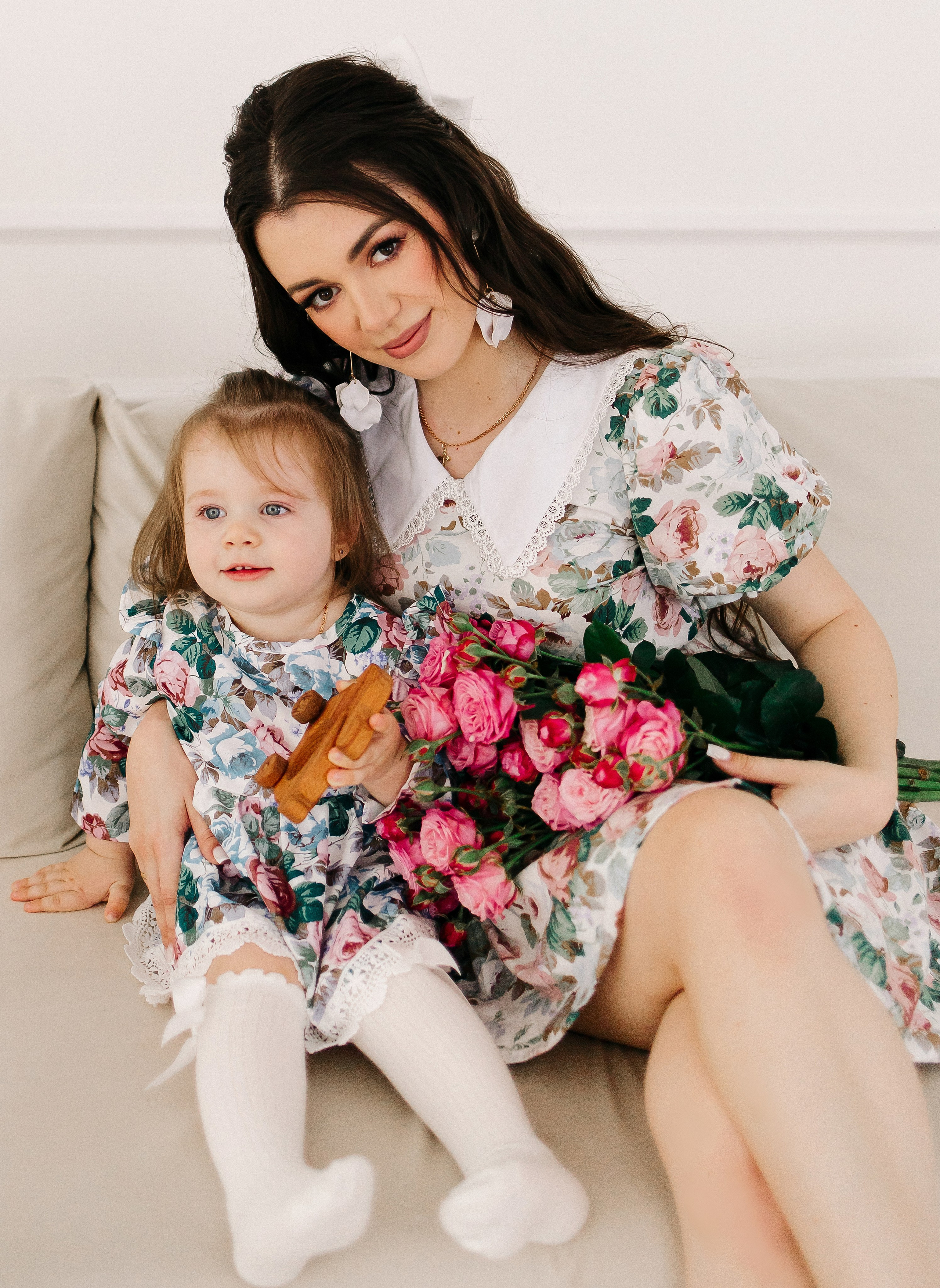 Мама и дочь. Свадебный фотограф Кропоткин Краснодар