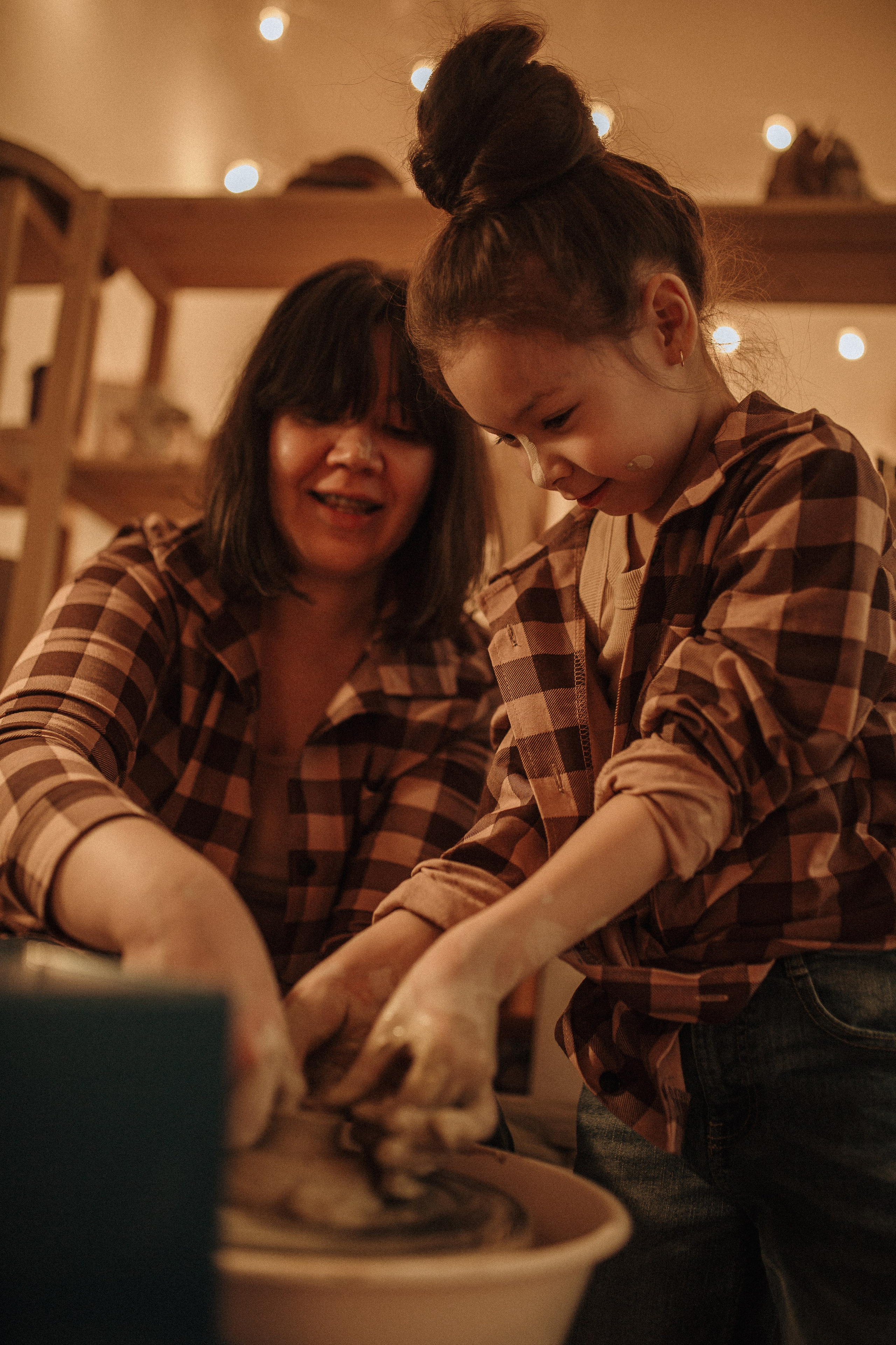 Дина & София гончарная. Семейный и Свадебный фотограф в Санкт-Петербурге Плохая Екатерина