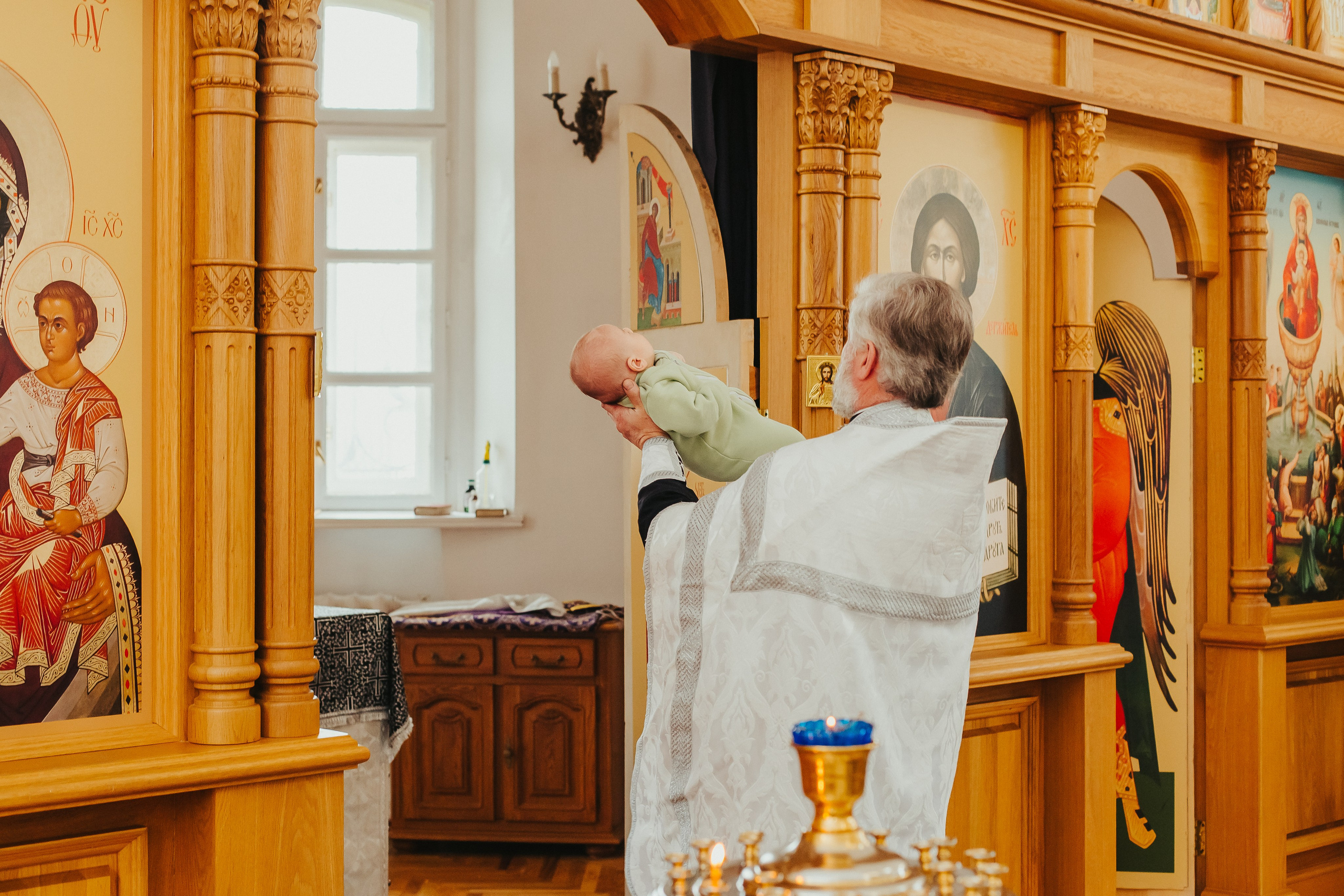 Фотосъемка крещения ребенка. Фотограф новорожденных и детский в Сергиевом Посаде Кругликова Юлия