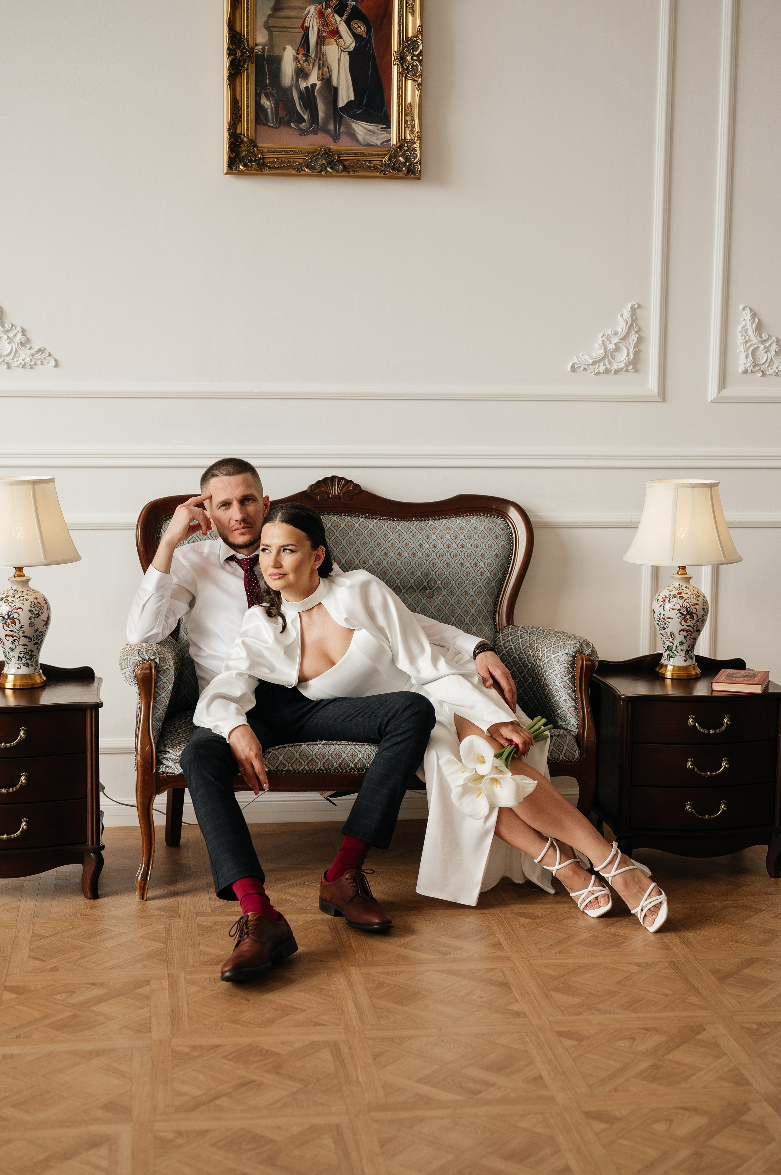 Свадебная фотосессия в студии. Свадебный и семейный фотограф в Краснодаре Алина Мельник