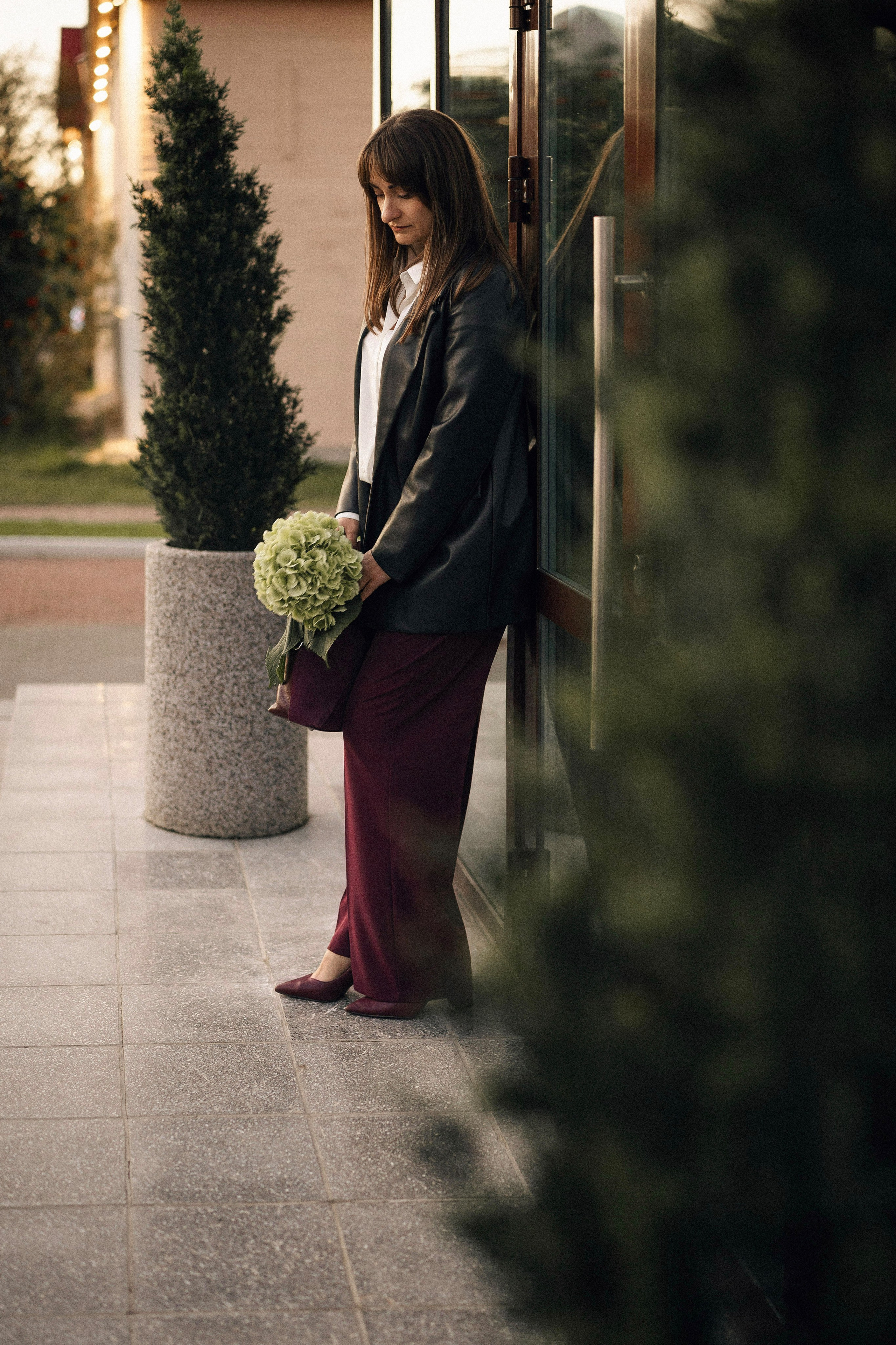 Натали с гортензией. Портретный, семейный и свадебный фотограф в Нарьян-Маре