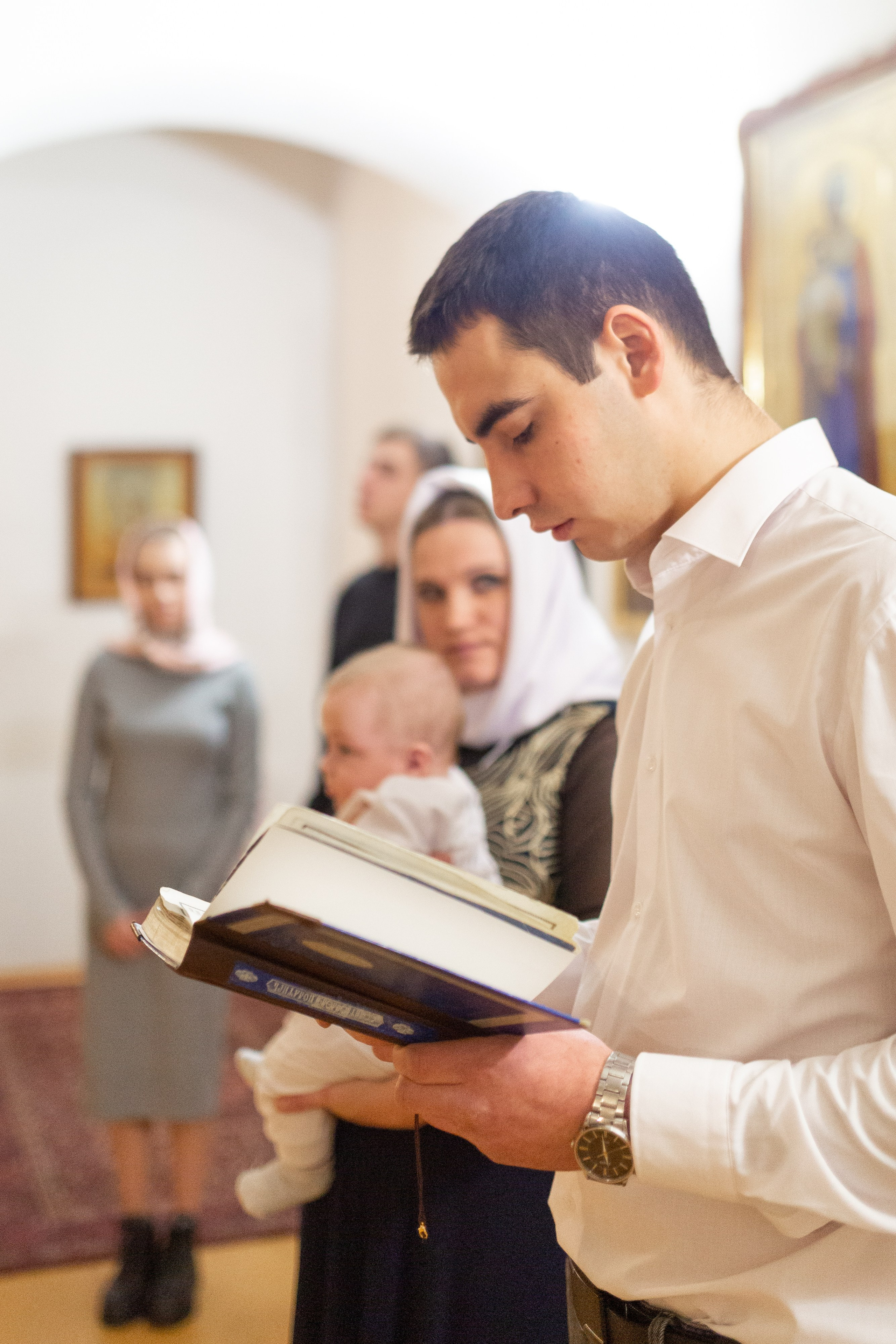 Таинство крещения. Фотограф Комаров Сергей