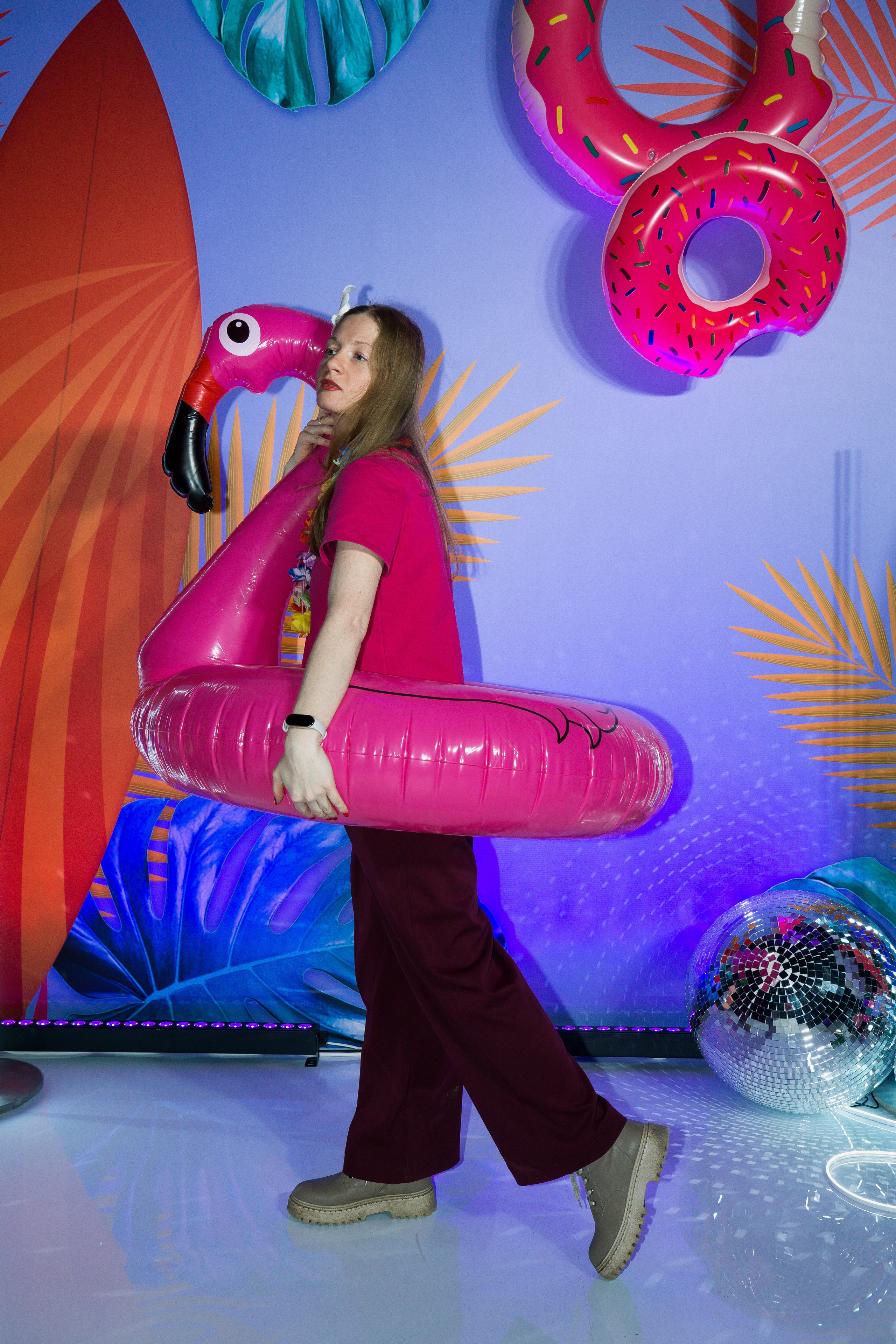 МТС корпоратив Гавайская вечеринка. Фотограф