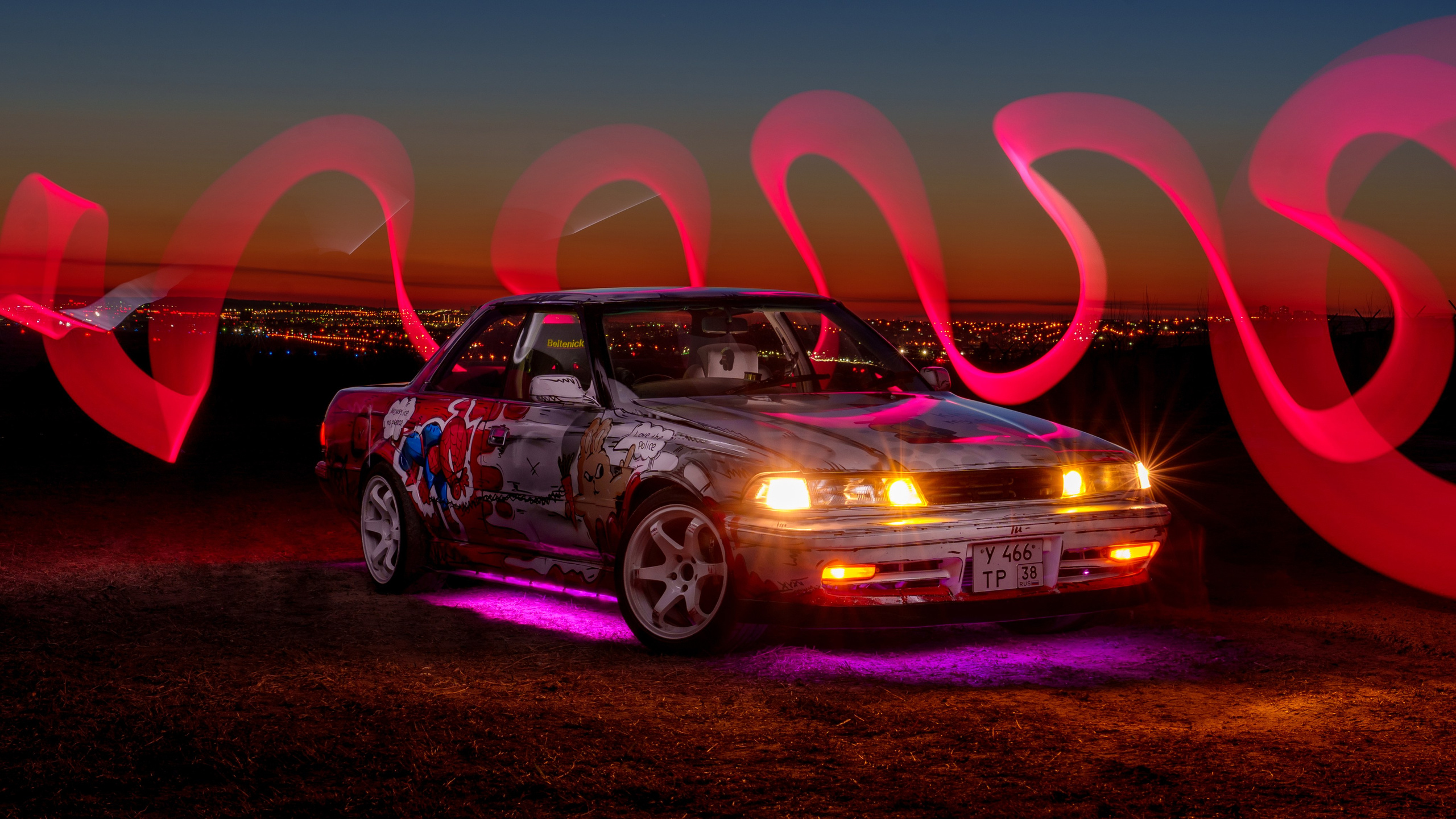 Toyota Mark II (GX 81). Фотограф, видеограф и пилот дрона на Байкале