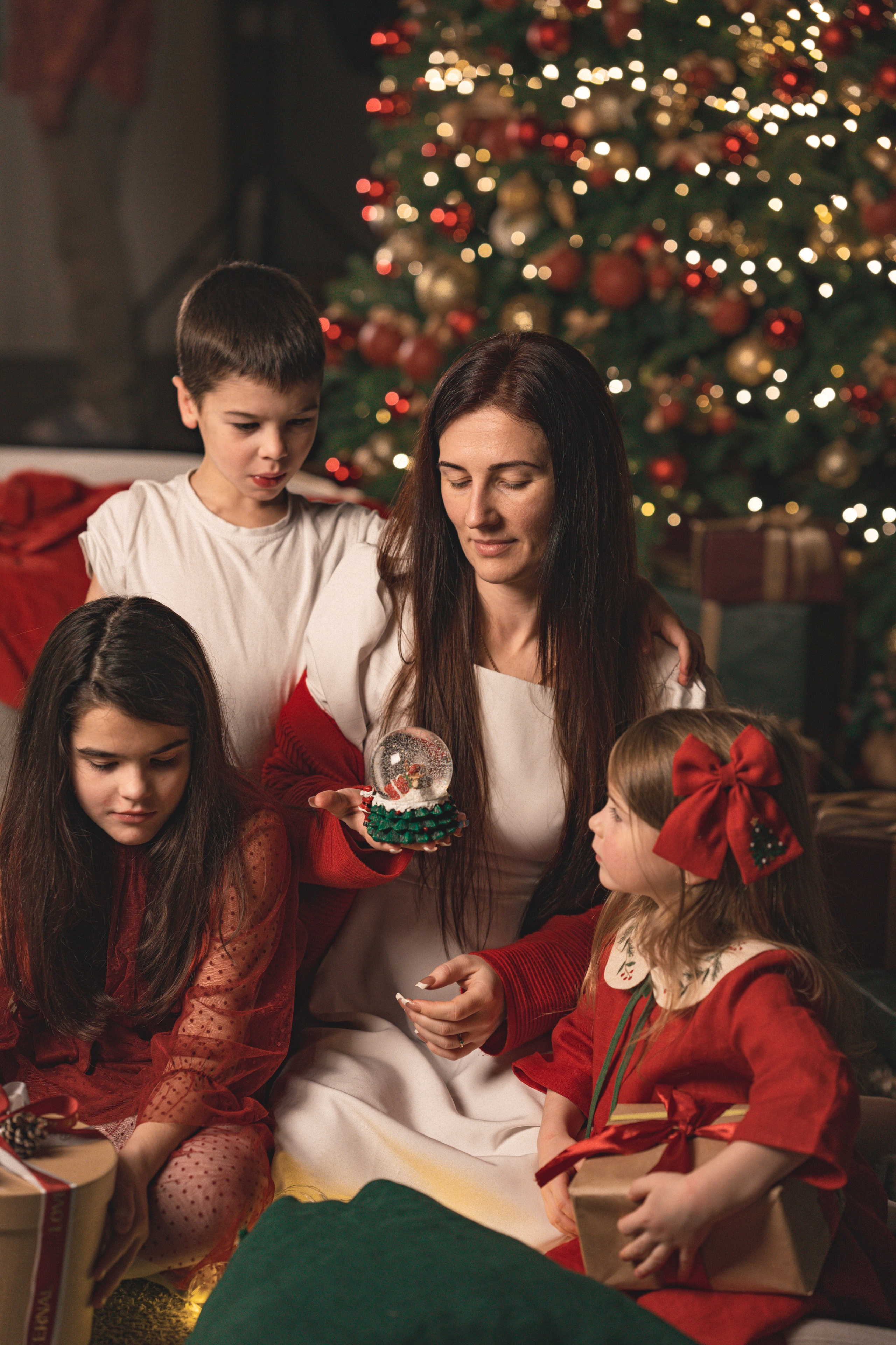 Новогодняя история большой прекрасной семьи Ирины. Семейный и портретный фотограф в Санкт-Петербурге Татьяна Гримоть