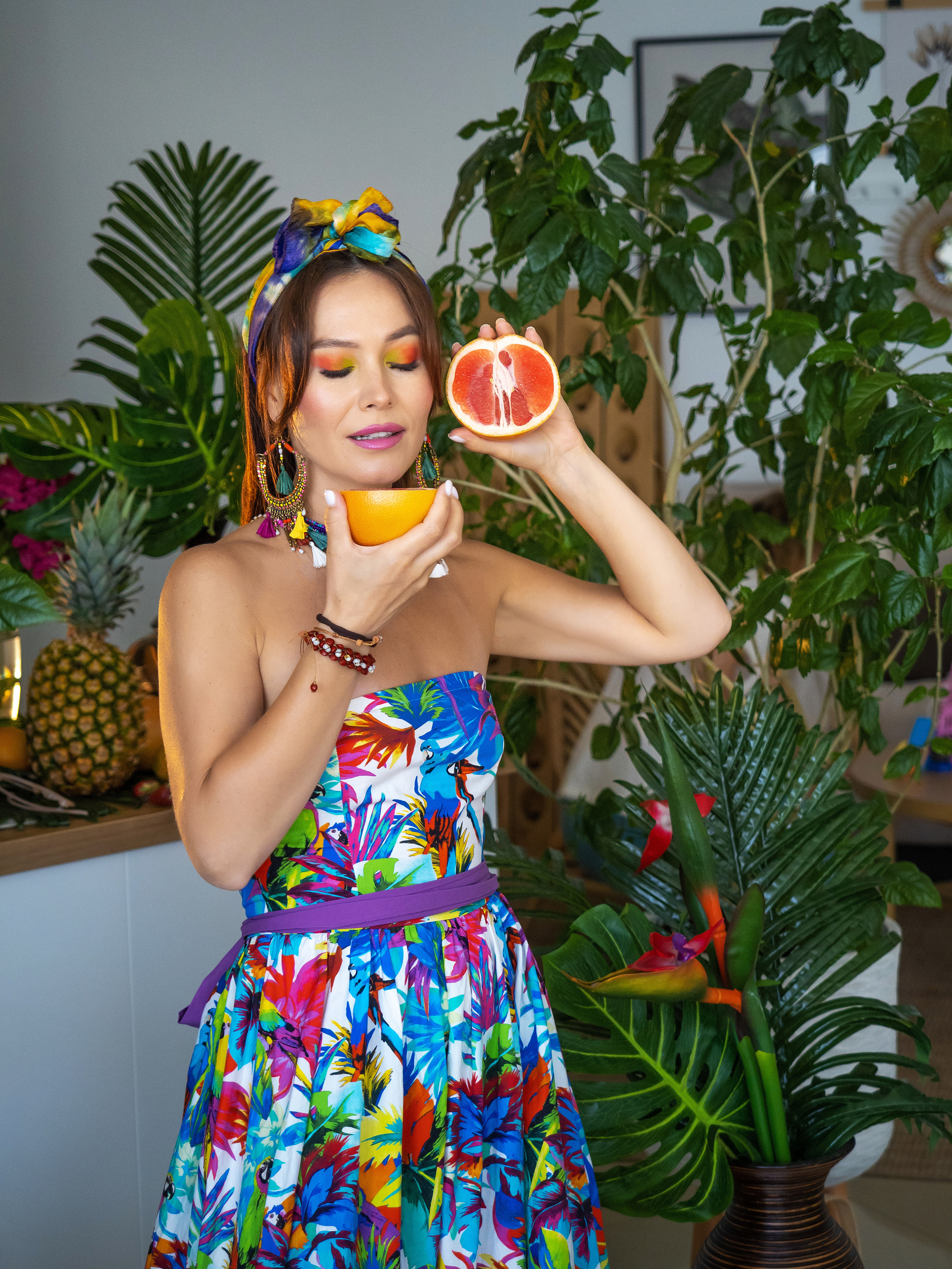 Тропики в студии. Фотограф в Сочи и Москве Полина Душенкова