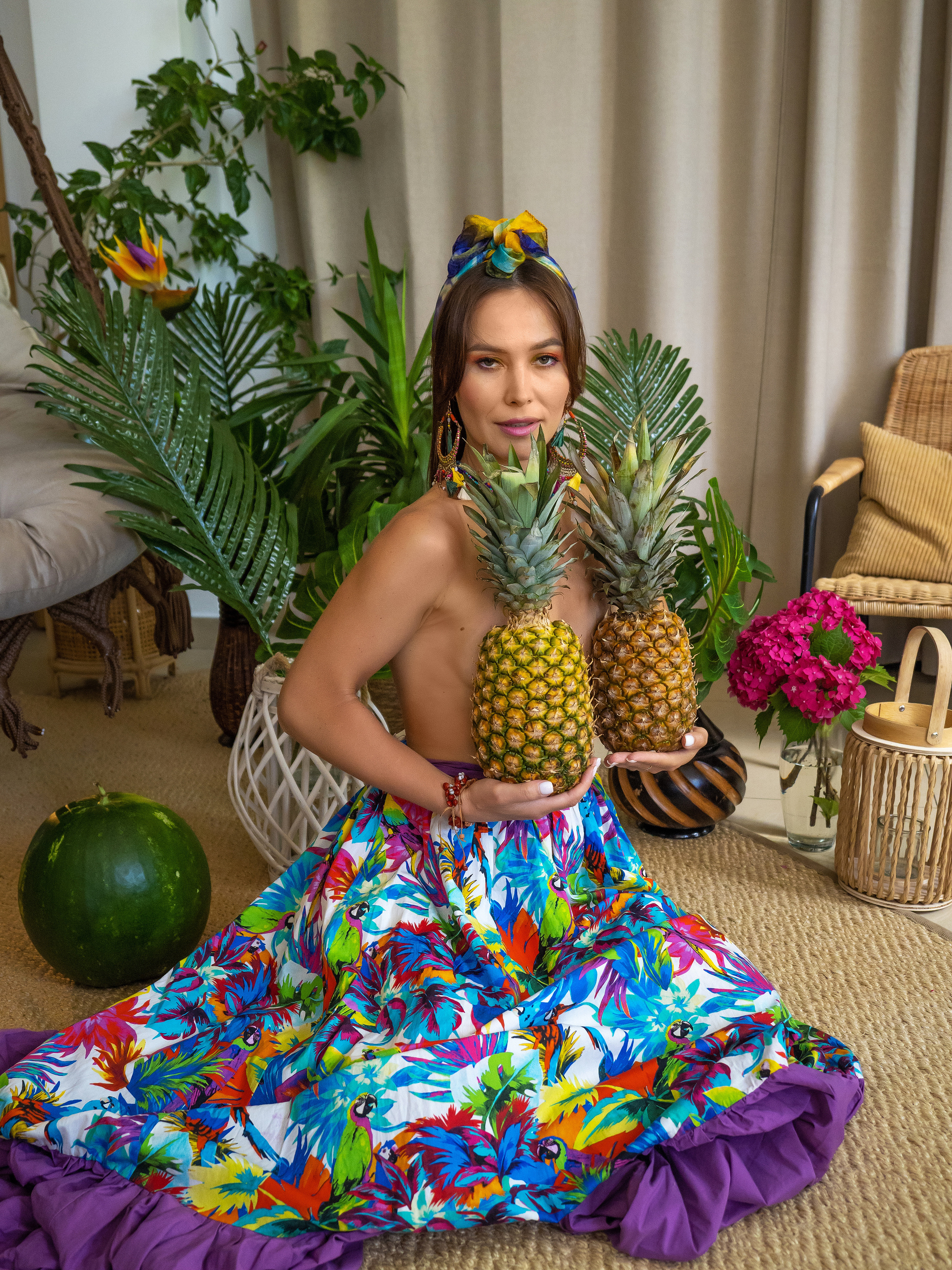 Тропики в студии. Фотограф в Сочи и Москве Полина Душенкова