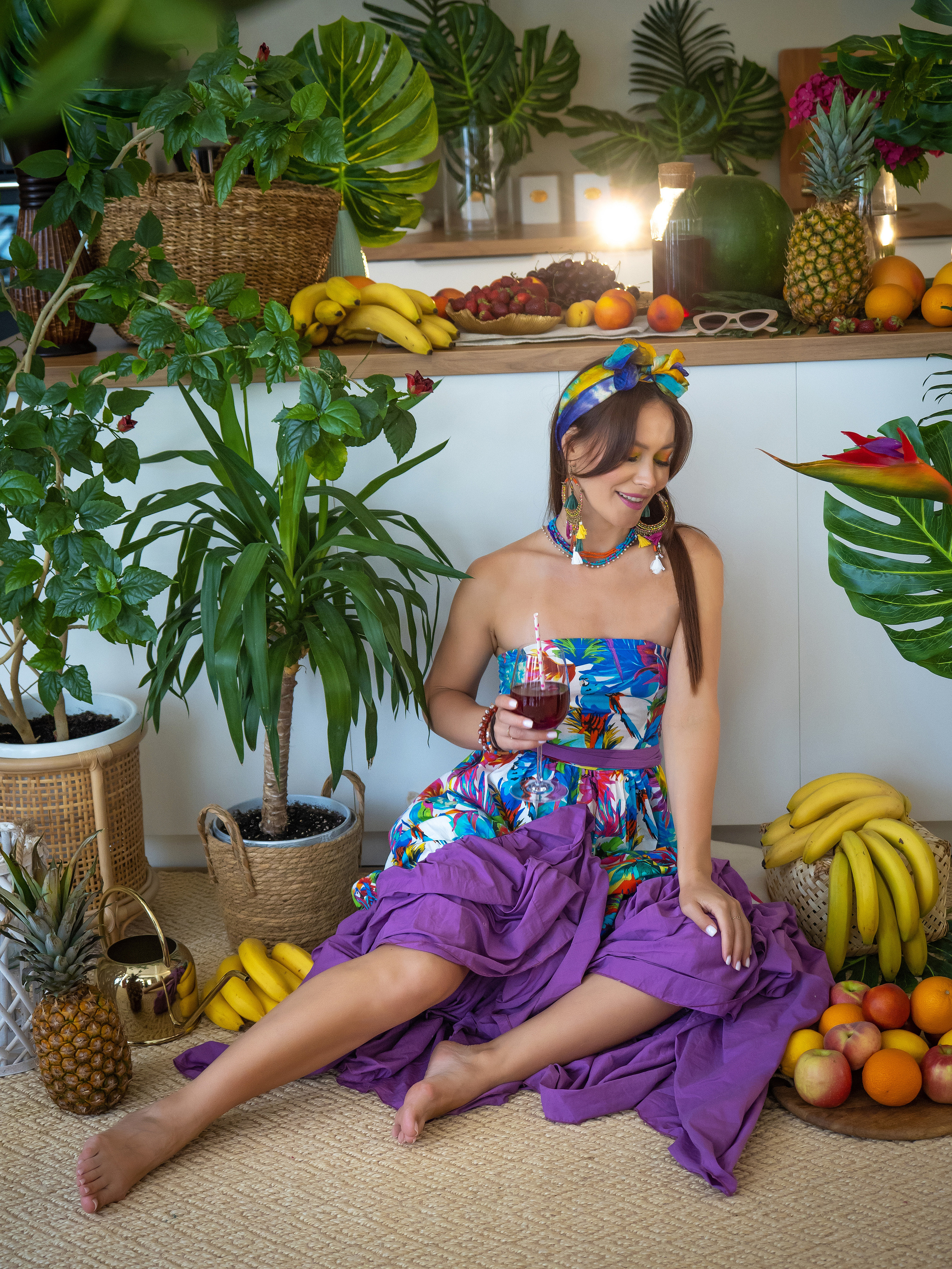 Тропики в студии. Фотограф в Сочи и Москве Полина Душенкова