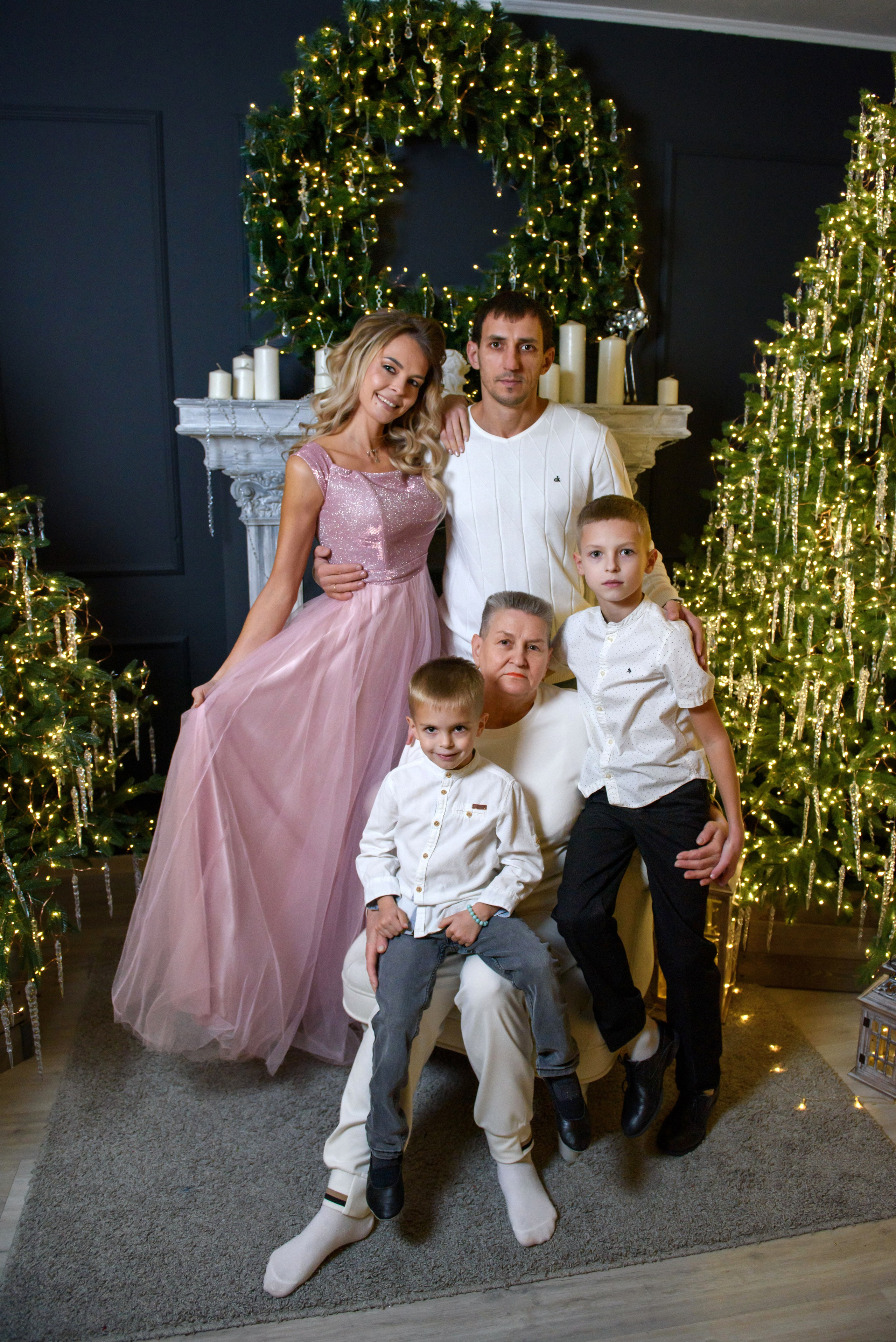 Новогодняя сказка в студии One Love. Семейный и детский фотограф в г. Геленджике Ольга Бурдюк