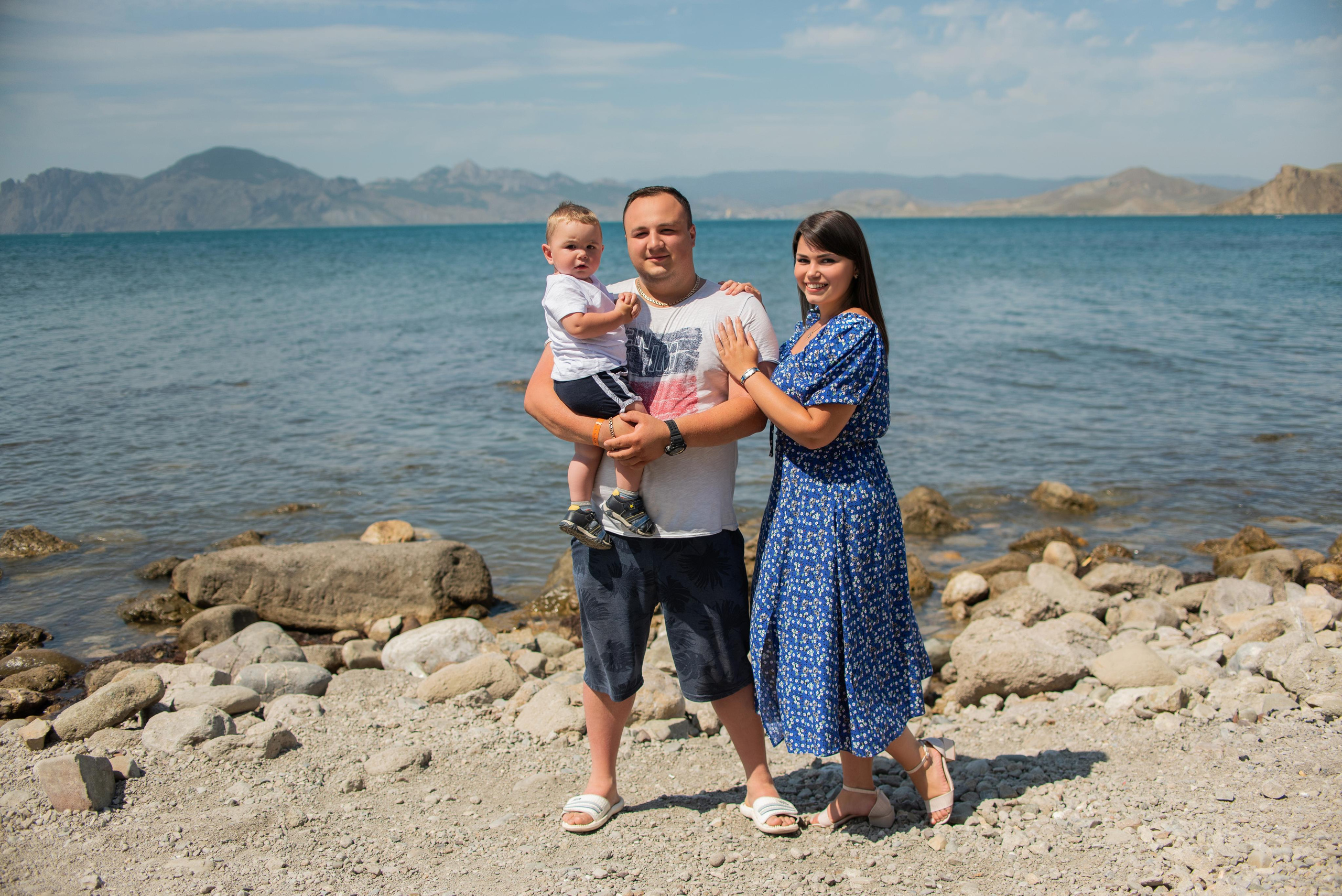 Юлия, Артём и Арсений. Семейный и свадебный фотограф в Феодосии и Коктебеле