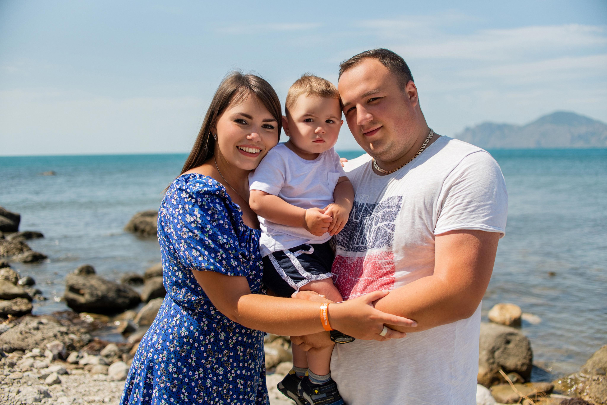 Юлия, Артём и Арсений. Семейный и свадебный фотограф в Феодосии и Коктебеле