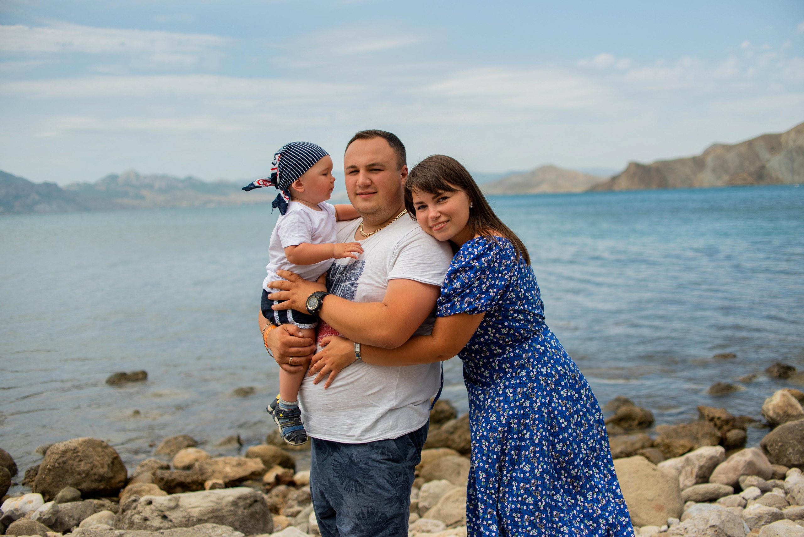 Юлия, Артём и Арсений. Семейный и свадебный фотограф в Феодосии и Коктебеле
