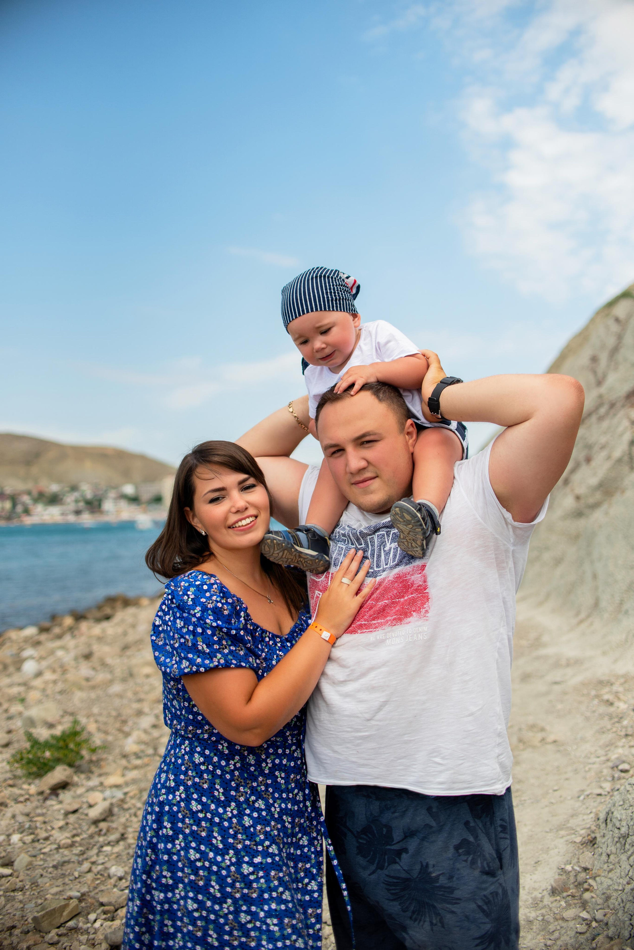 Юлия, Артём и Арсений. Семейный и свадебный фотограф в Феодосии и Коктебеле