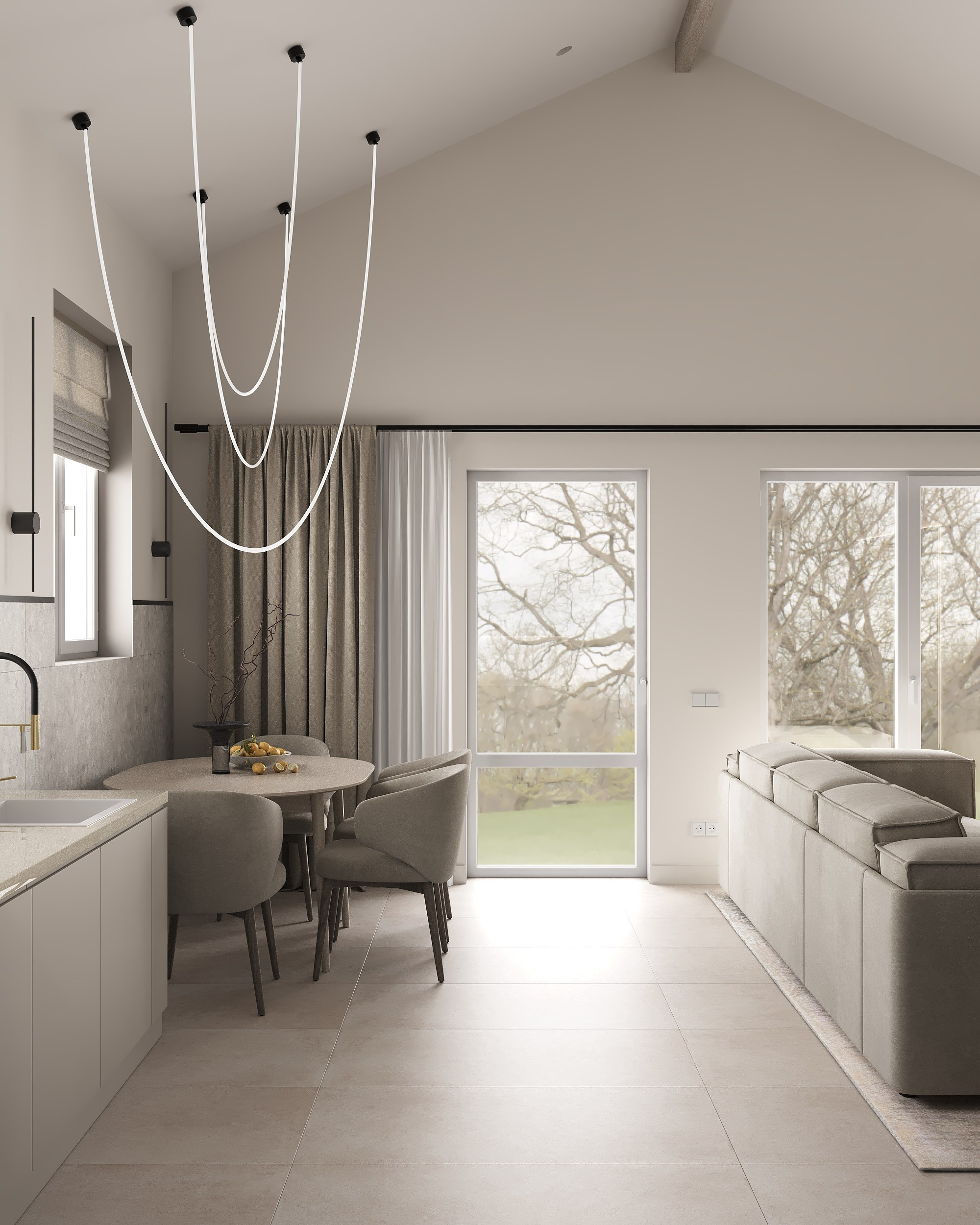 Загородный дом // проект. Дизайнер интерьера | kolchanova.dsgn