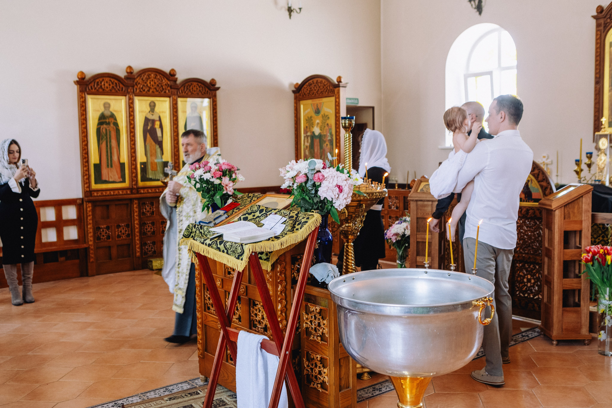 Крещение Артема и Полины. Фотограф в Курске Смирнов Евгений