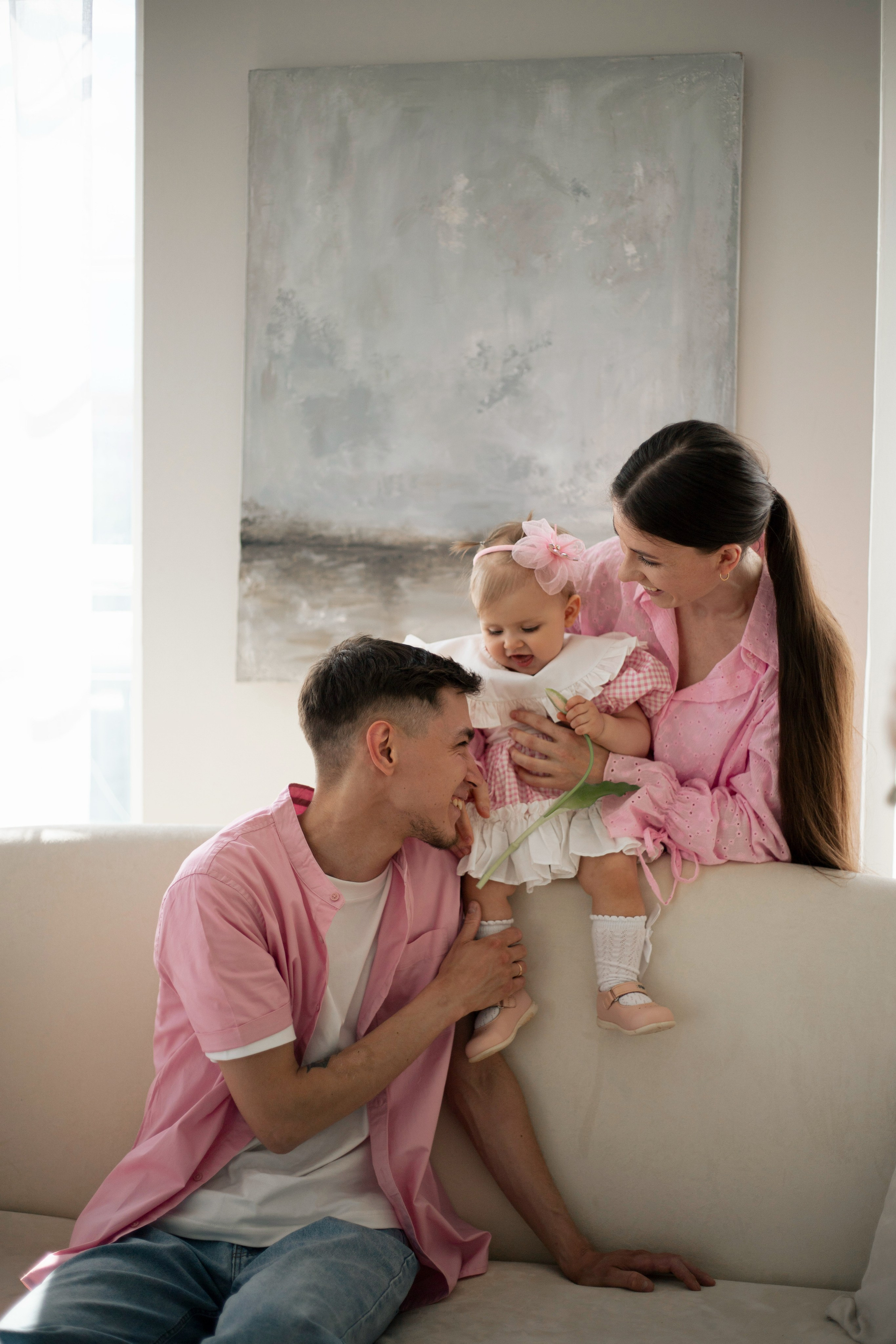 Семейная: Оля, Никита, Аделина. Петербургский фотограф — Рия