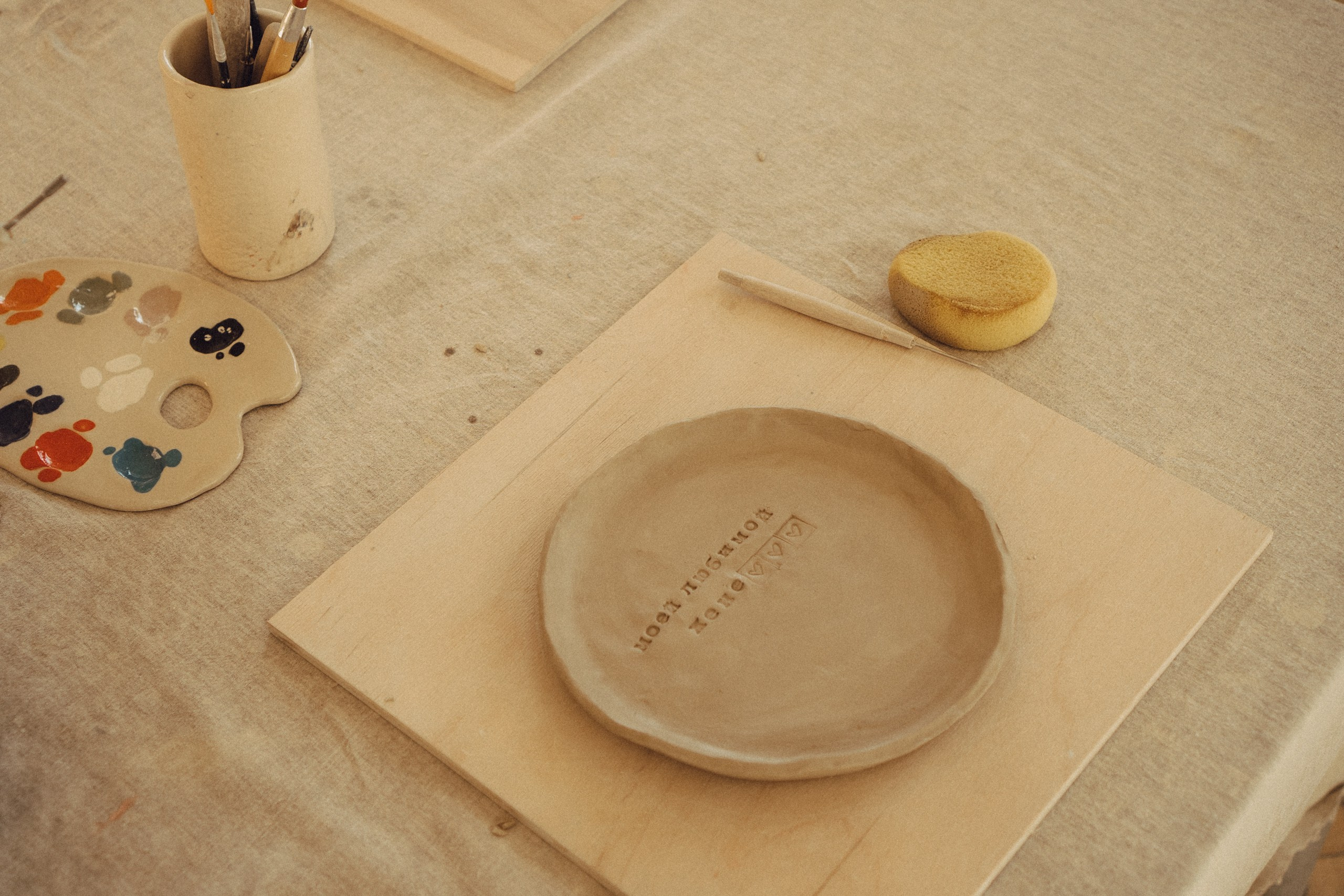 Любовь в студии лепки. Профессиональный фотограф, Санкт-Петербург — Виктория Богомолова