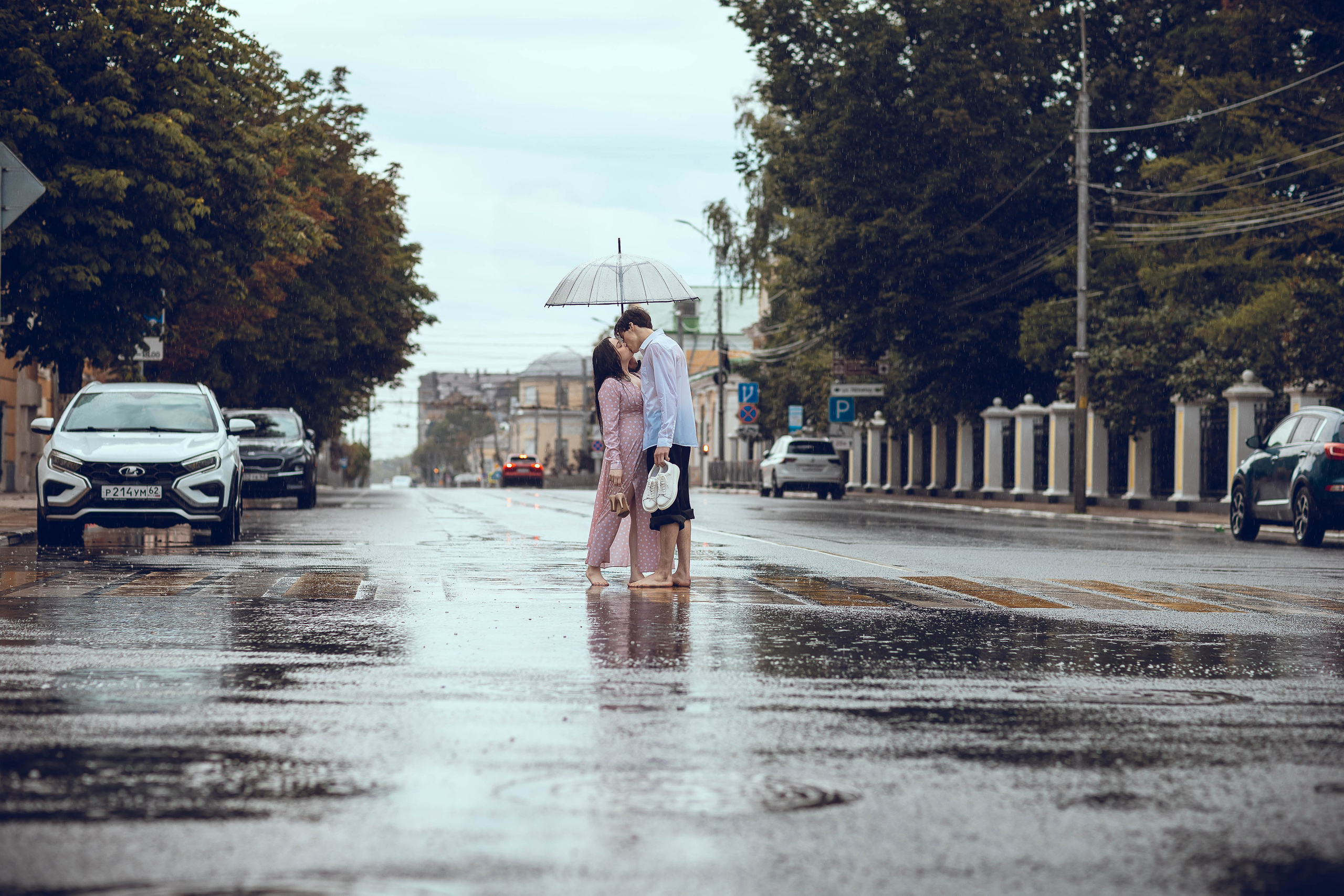 В нотках дождя. Школьный и детский фотограф Старожилово