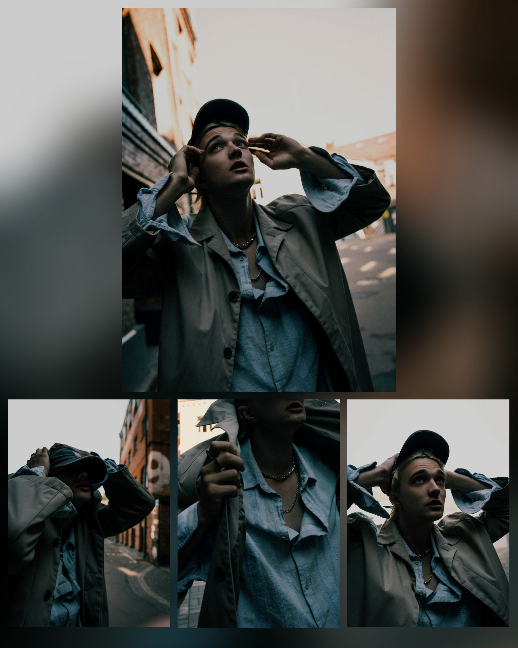 фотосессия на улице для парня