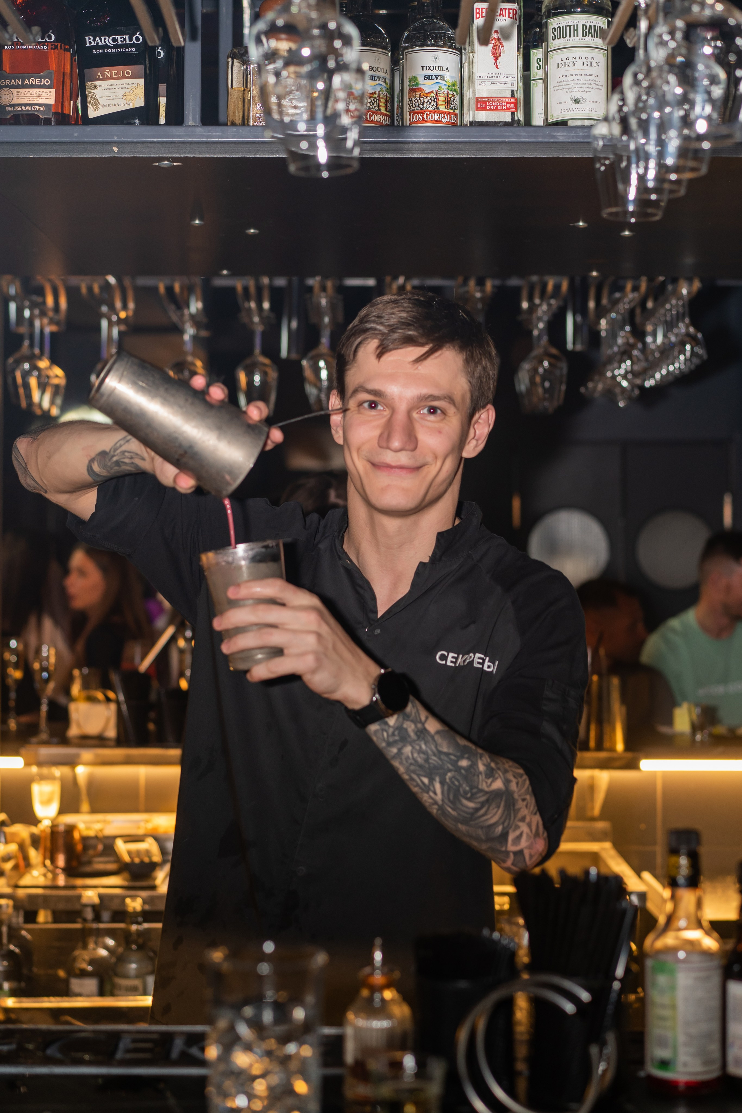 Съемка в баре Секреты. Фотограф Лютикова Ирина, Тюмень, Москва