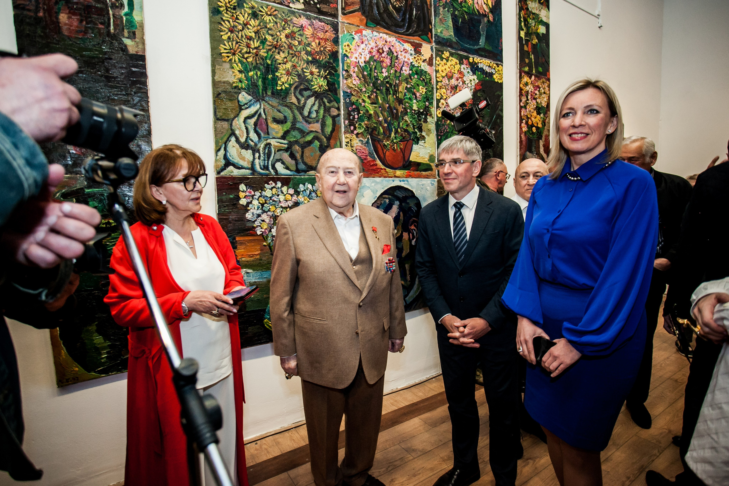 Открытие выставки Зураба Церетели. Art photographer Nino