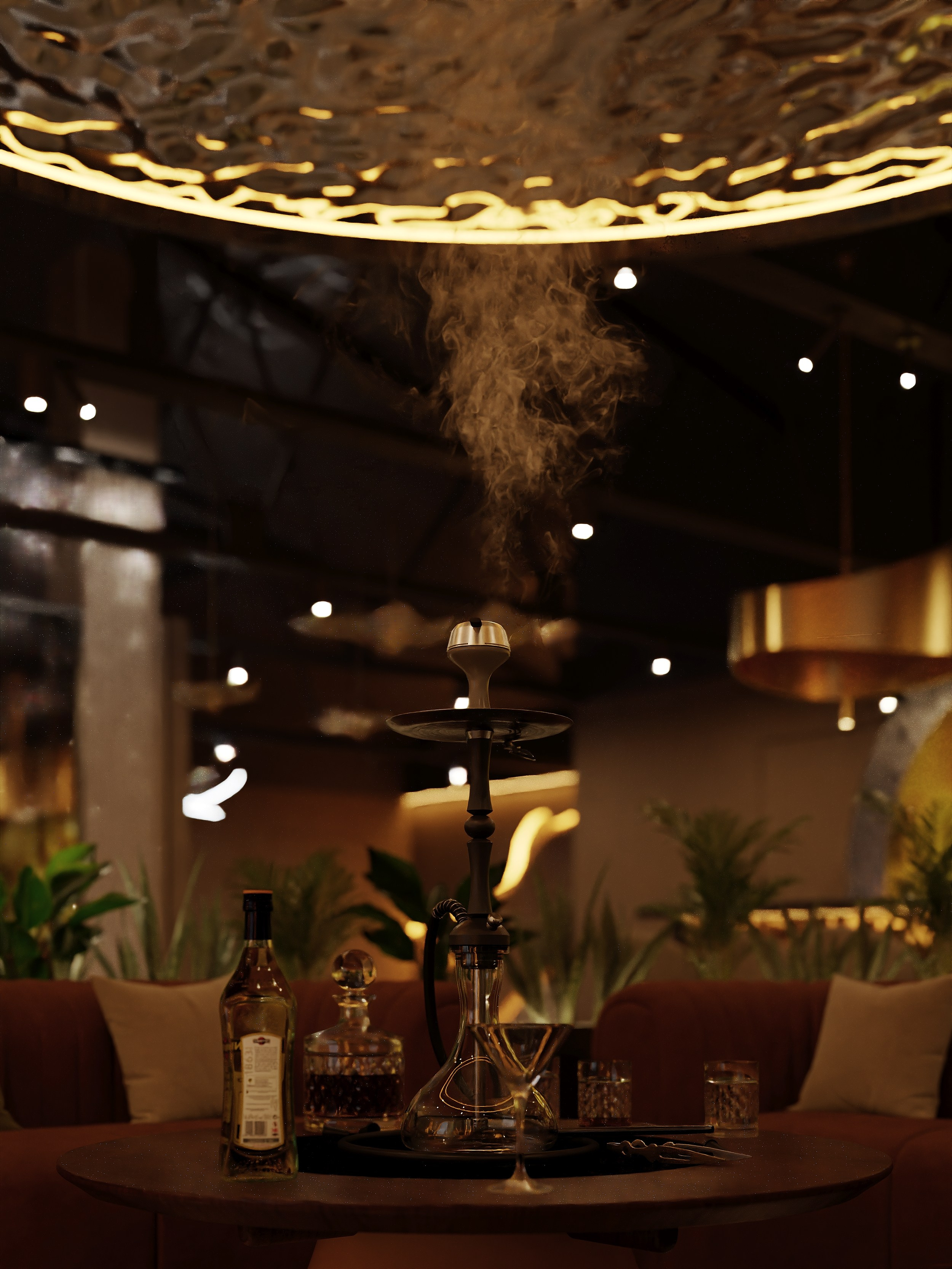 Кальянная Oazis Lounge. Студия дизайна интерьера в Москве T.Art Design