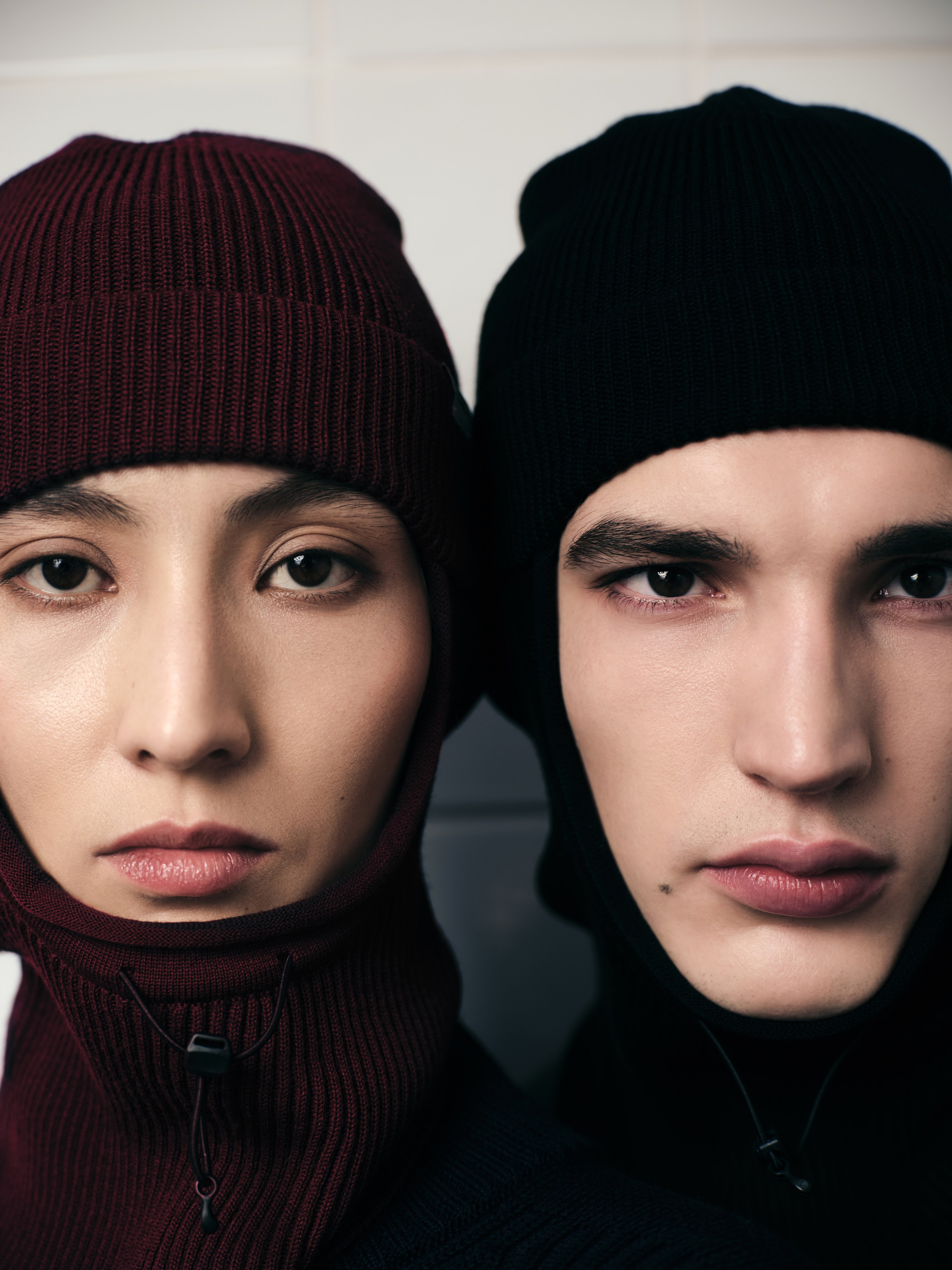 Two in hats. Retoucher