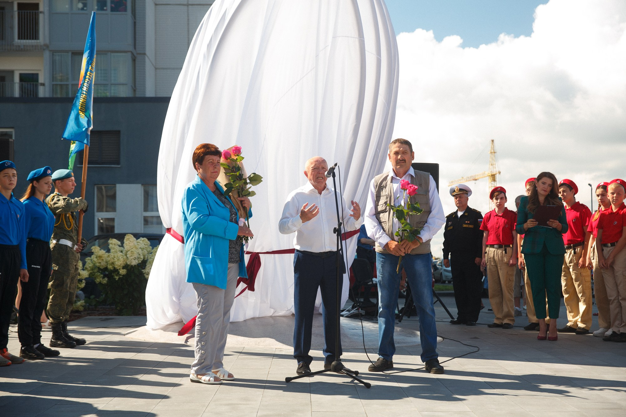 ОТКРЫТИЕ ПАМЯТНИКА. Рабочая сторона — бизнес портрет и репортаж в Санкт-Петербурге