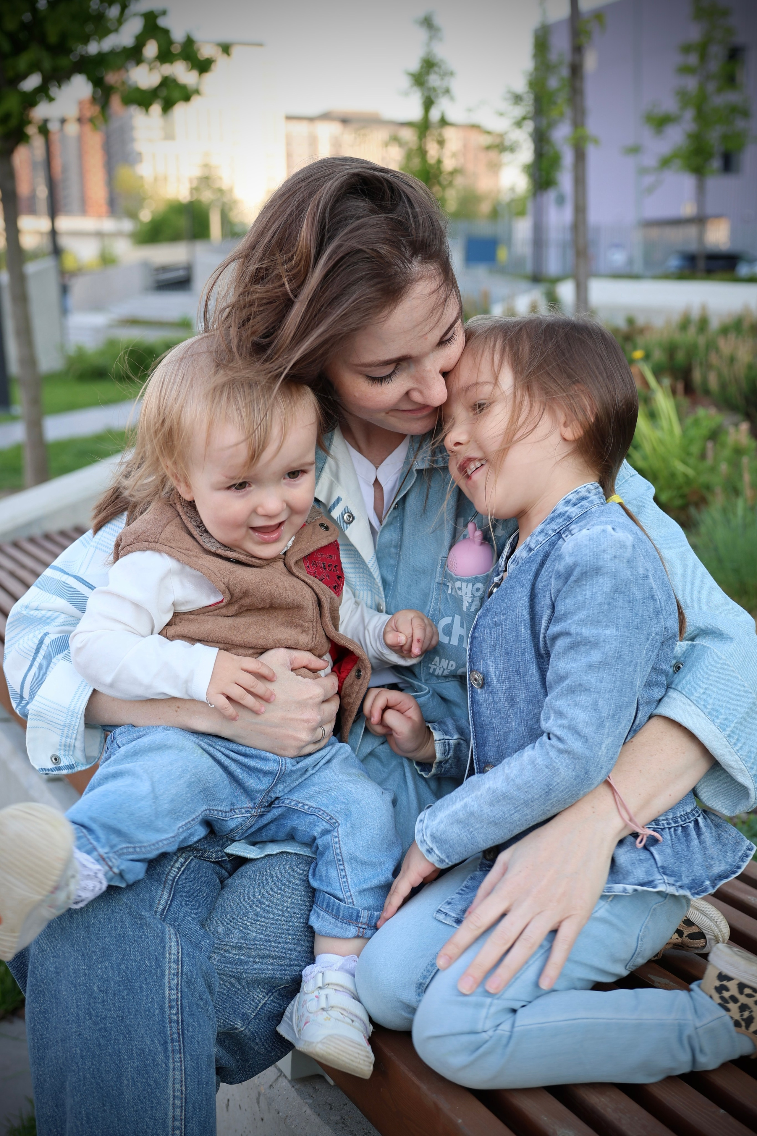 Катя, Мира и Полина. Прогулка в Москве. Ваш семейный newborn и lifestyle фотограф в СПБ Наталья Журавлева