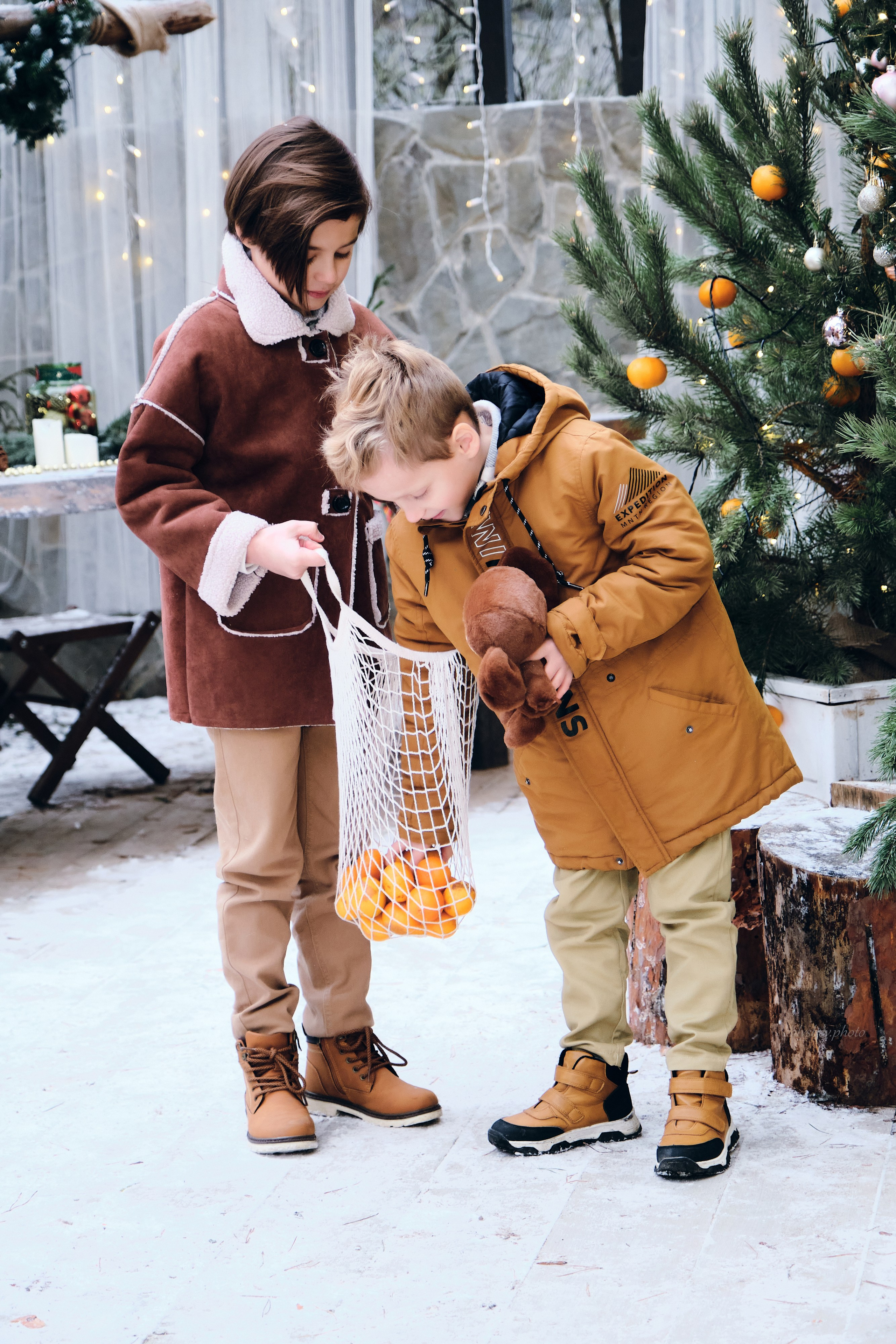 новогодняя семейная фотосессия в Люберцах