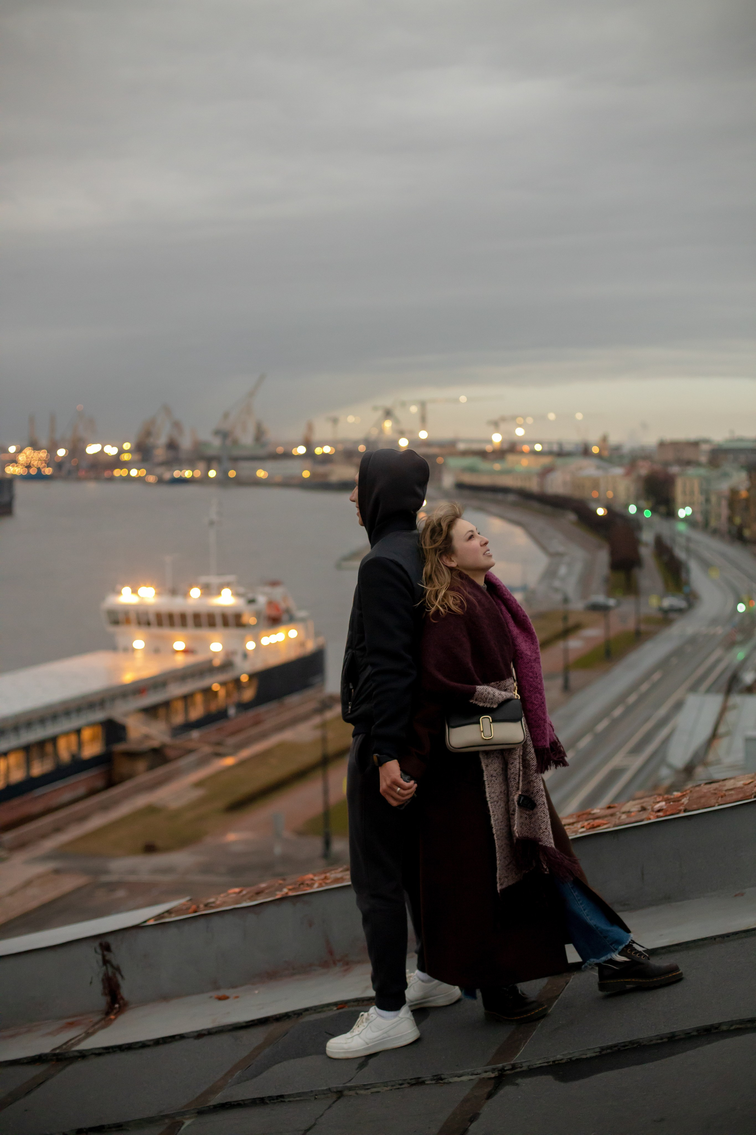 Лав стори на крыше. Свадебный и семейный фотограф в Москве Диана Левченко