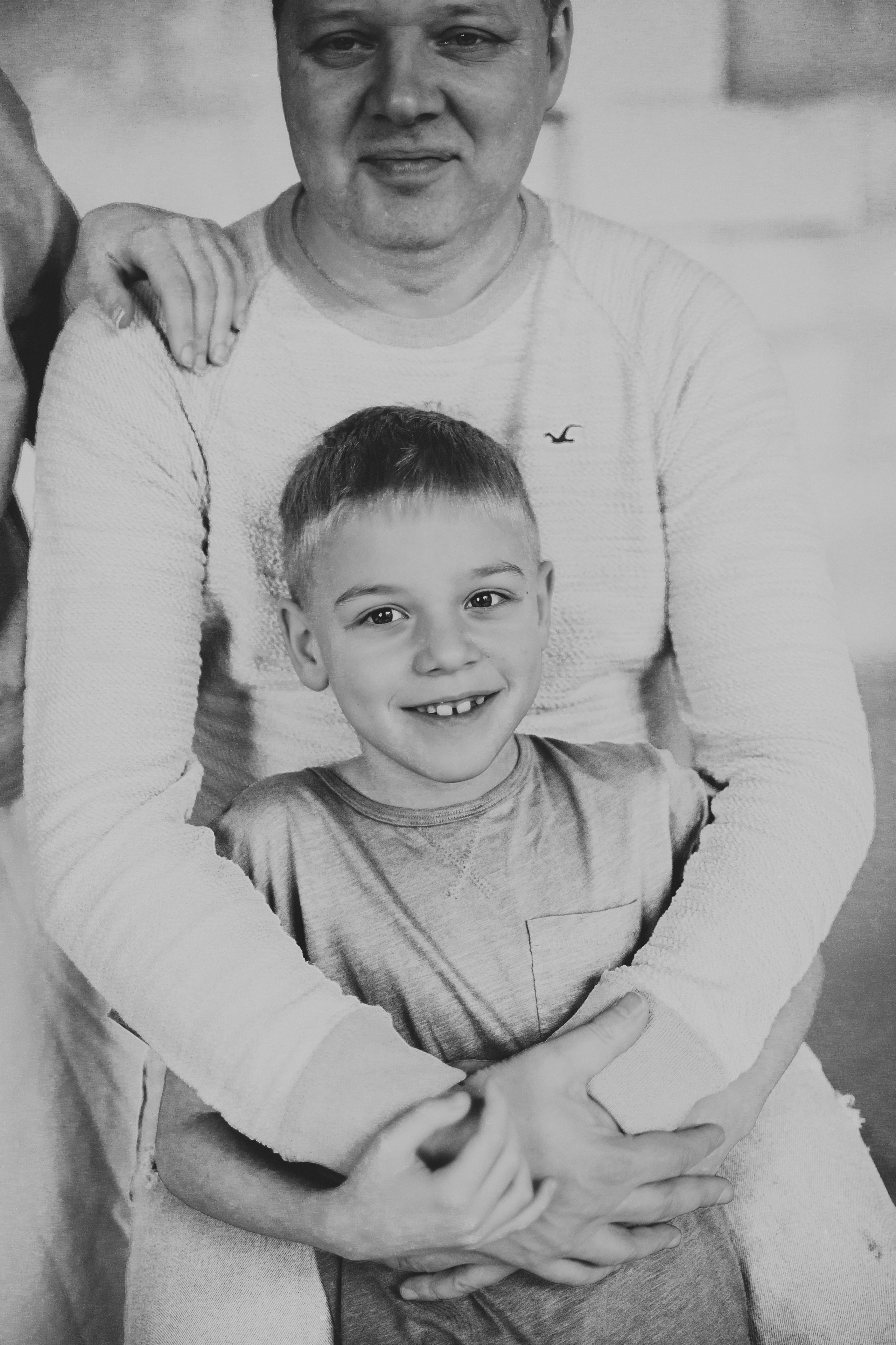 Студийная фотосессия мамы с мужем и сыном. Детский, свадебный и семейный фотограф Юлия Курбатова, Санкт-Петербург