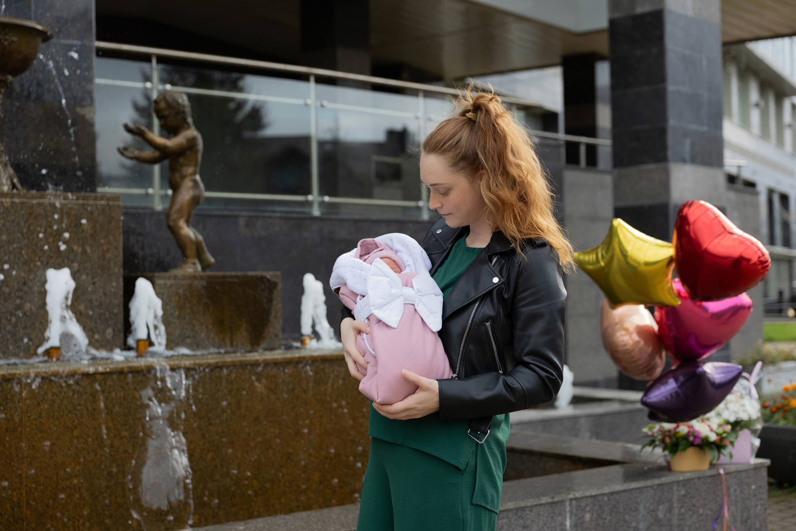 Выписка из роддома. Татьяна Нагорнова — семейный фотограф в Санкт-Петербурге