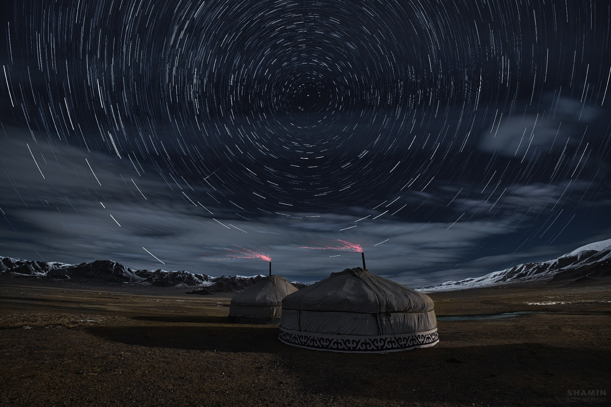 Ночной пейзаж. Фотограф Константин Шамин