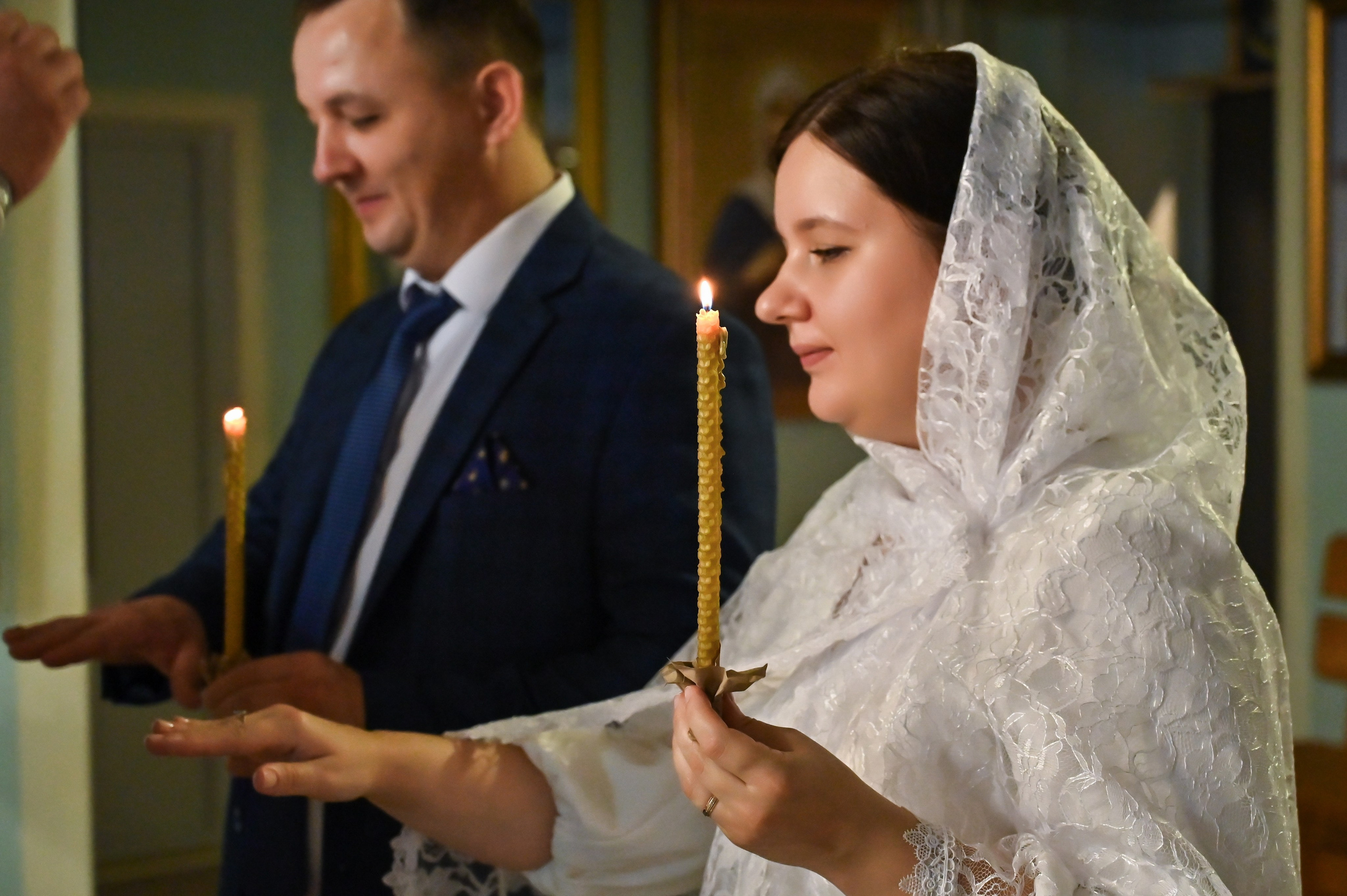 Венчание Андрей и Елена. Репортажный и свадебный фотограф в Липецке Иван Первойкин