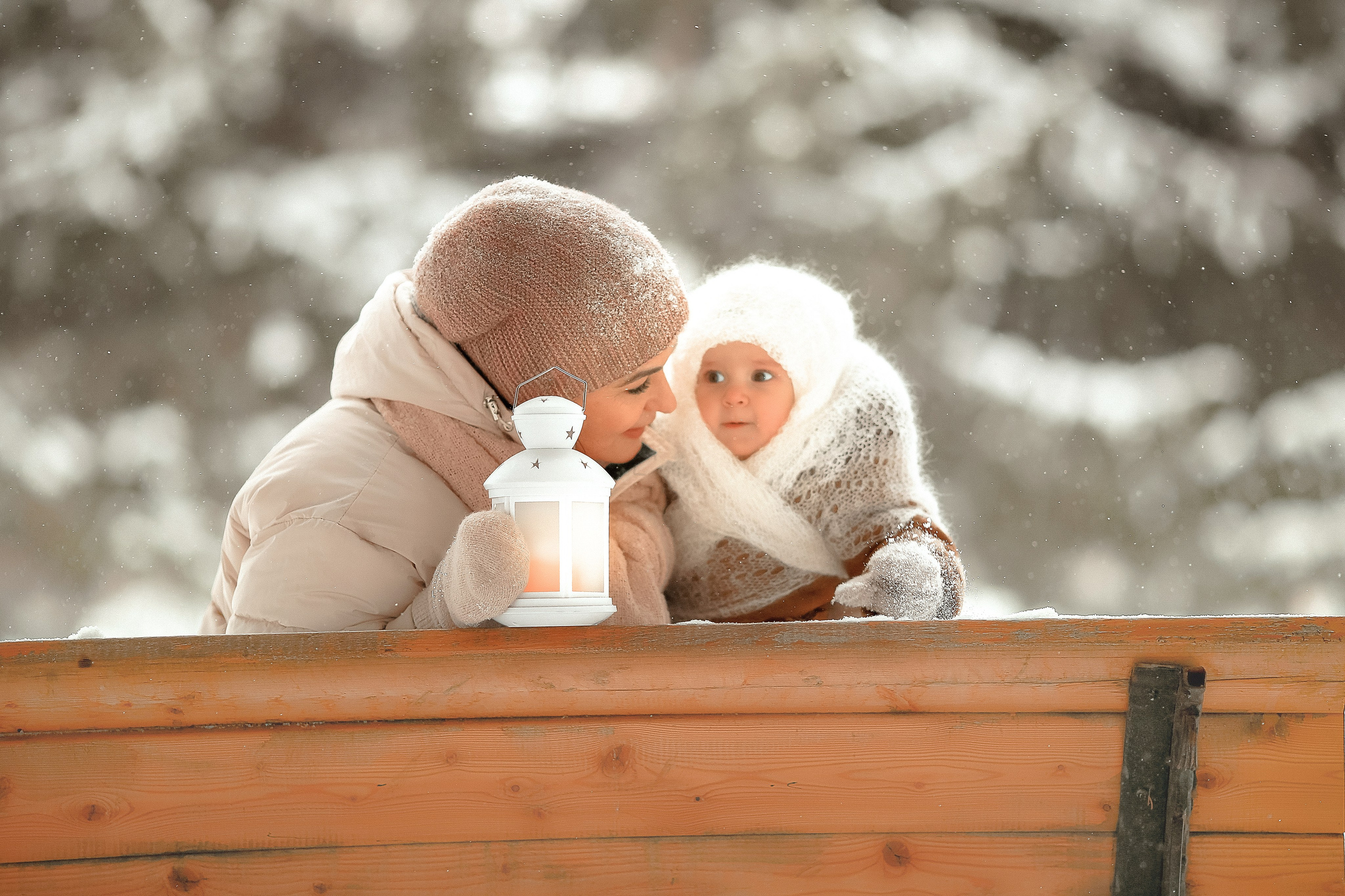Белоснежная зима. Семейный фотограф в Новосибирске Екатерина Сафронова