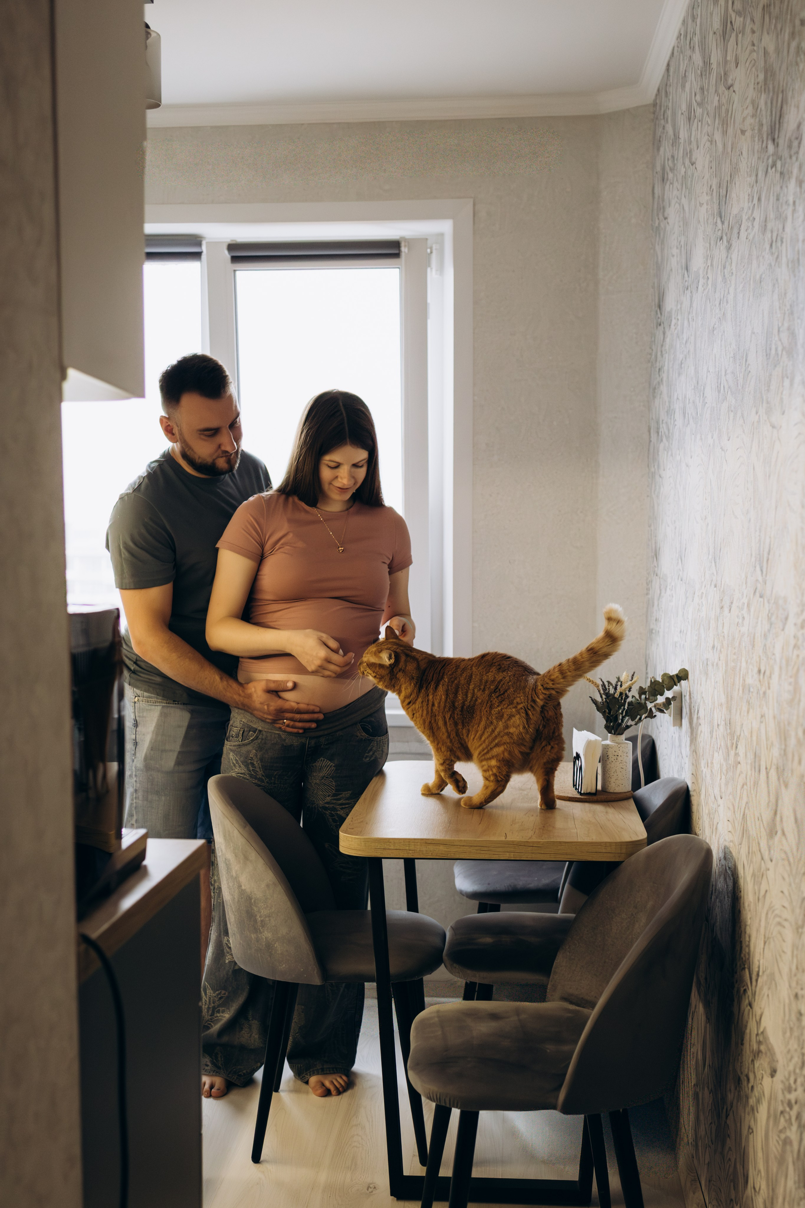 Фотосессия беременности дома. Семейный фотограф в Минске — Алина Тиханович