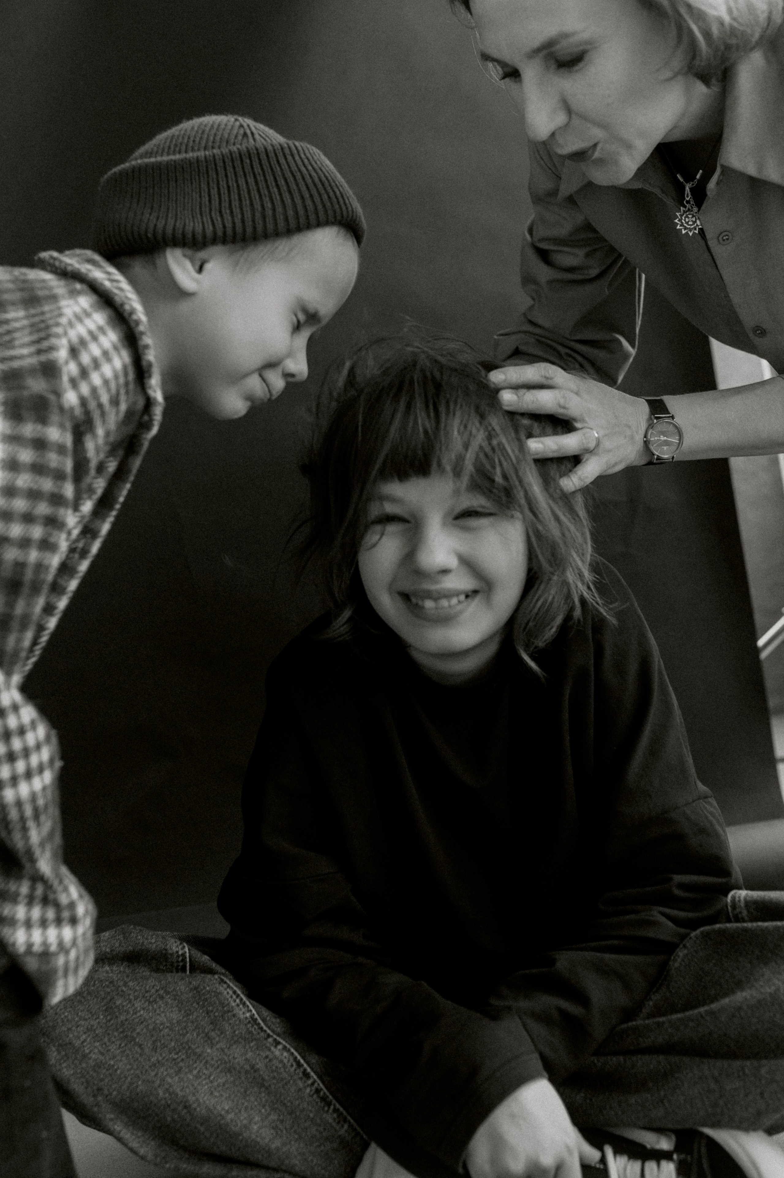 Наташа, Маша и Ванюшка. Фотограф Мария Стрелкова